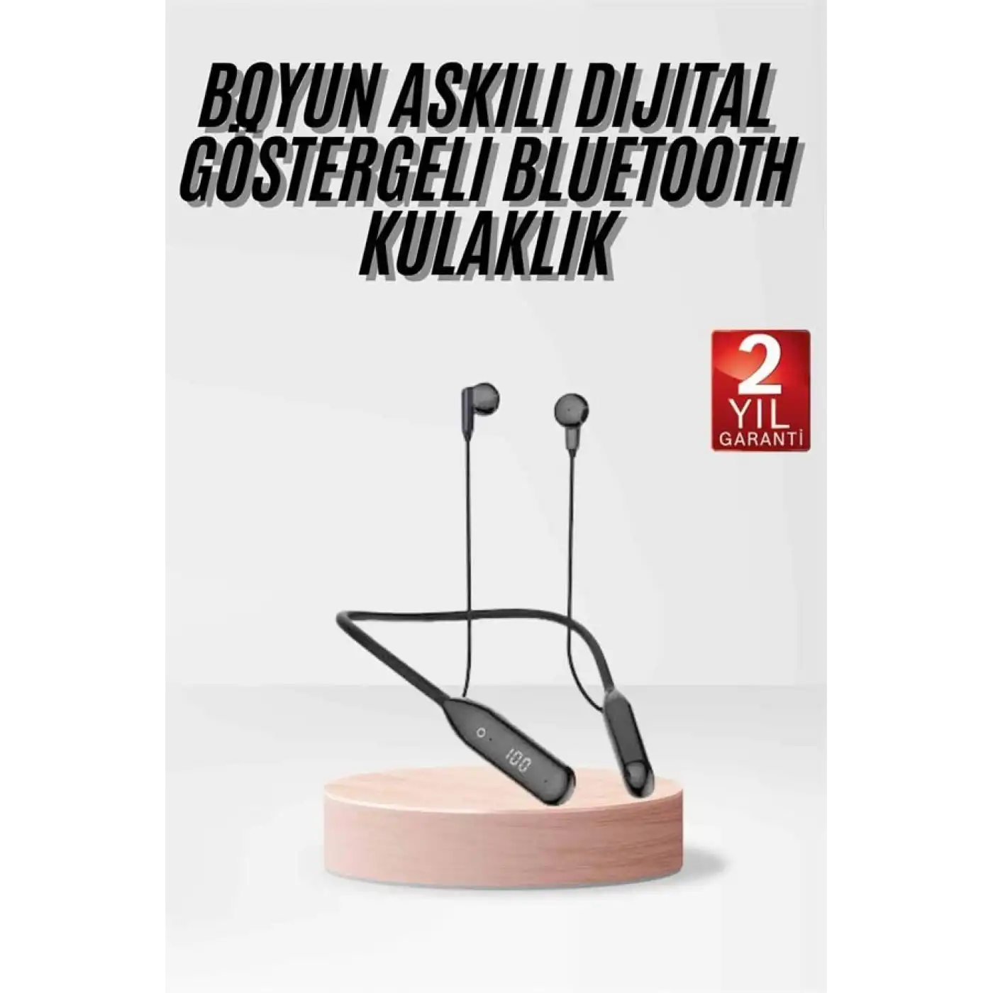 Bluetooth Kulaklık Kablolu Android ve İOS Uyumlu ANC Özellikli