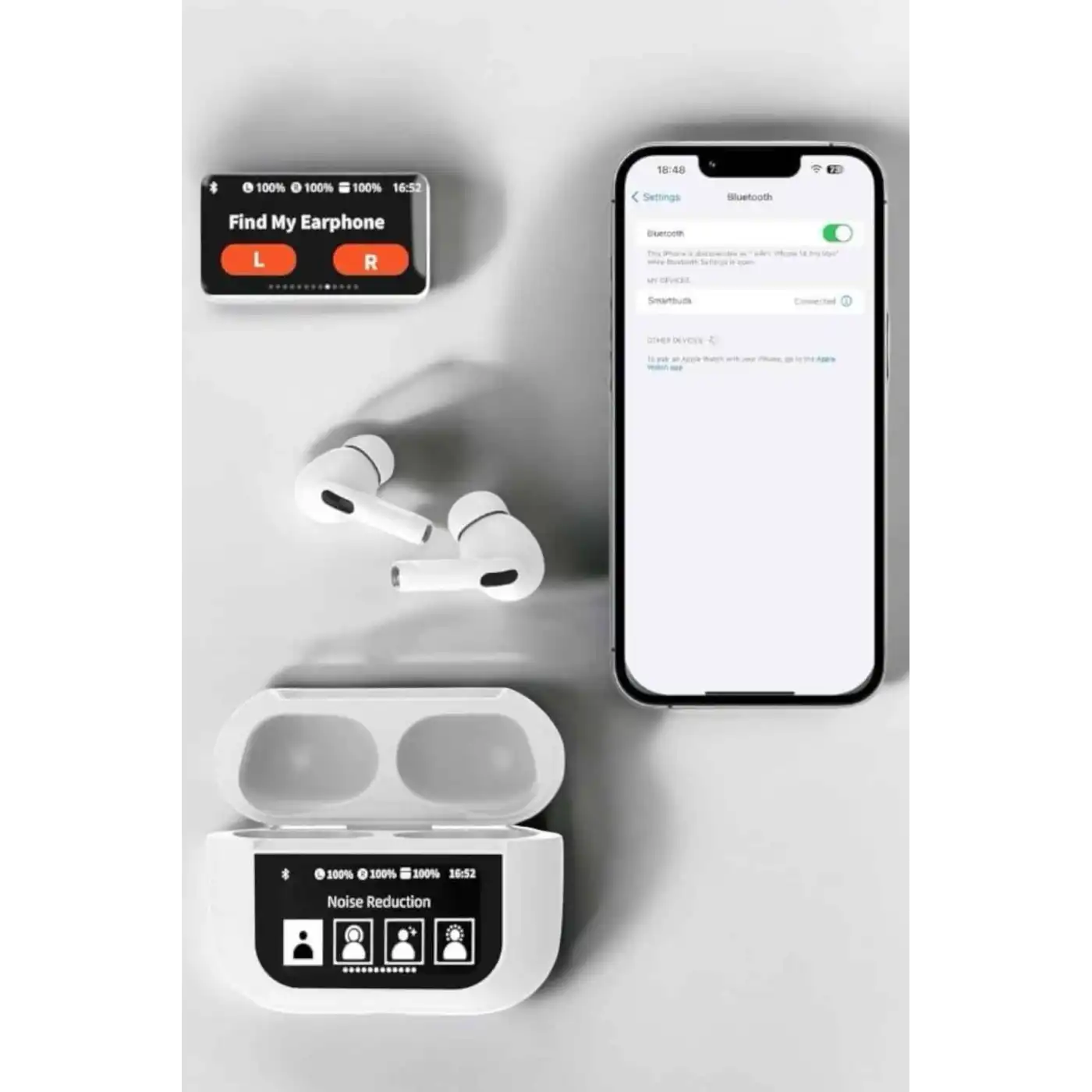 Bluetooth Kulaklık Kulakiçi Güçlü Ses Kaliteli Sesli Asistan