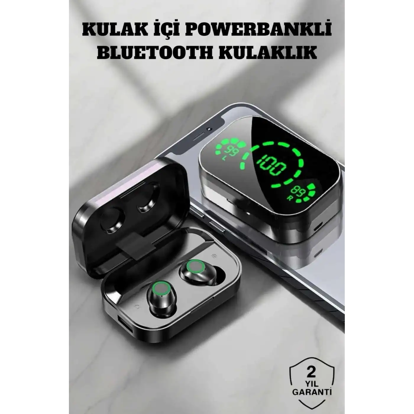 Bluetooth Kulaklık Mikrofonlu Dokunmatik Kontrol ANC Özelliği