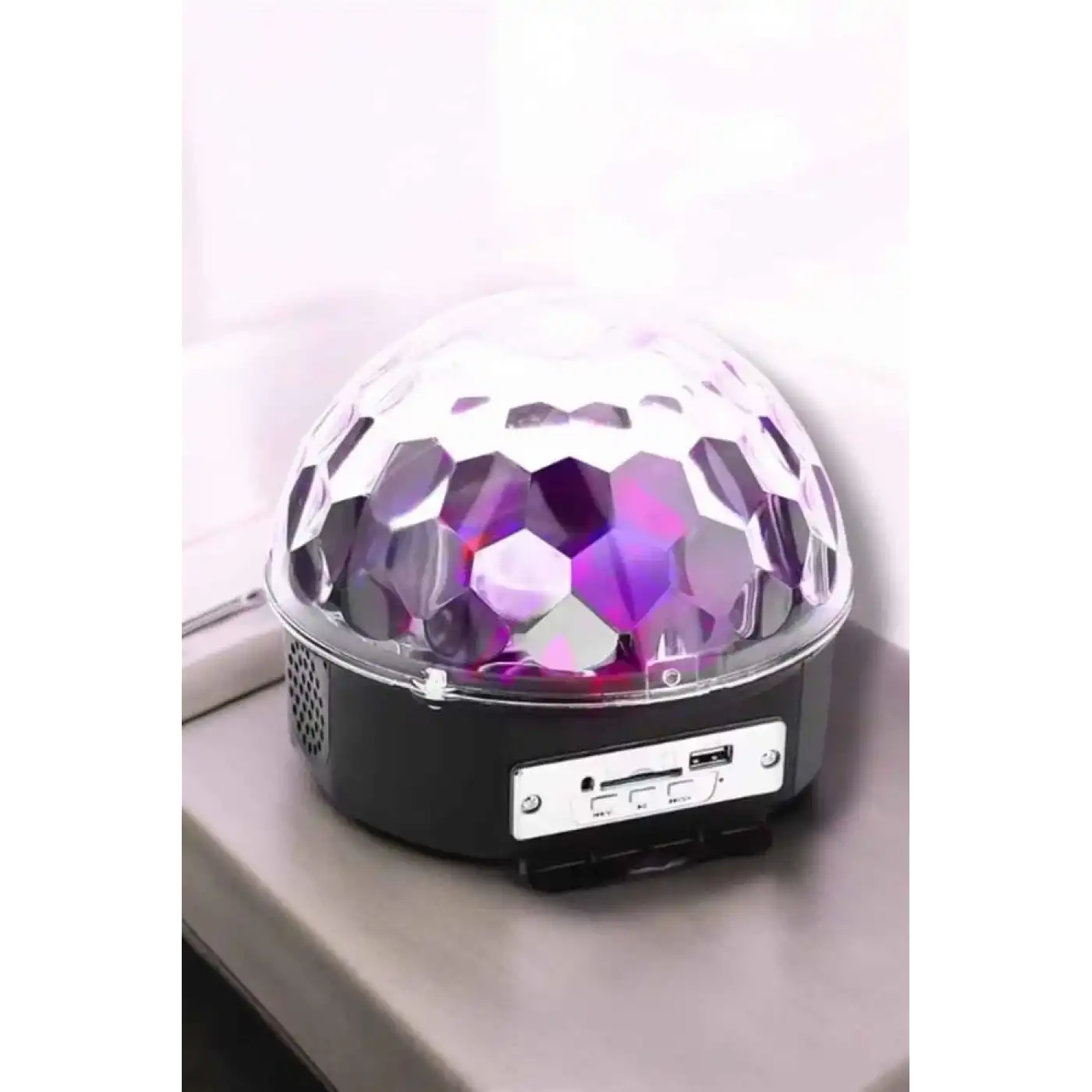 Bluetooth ve Uzaktan Kumandalı Çok Renkli Masaüstü Disko Topu