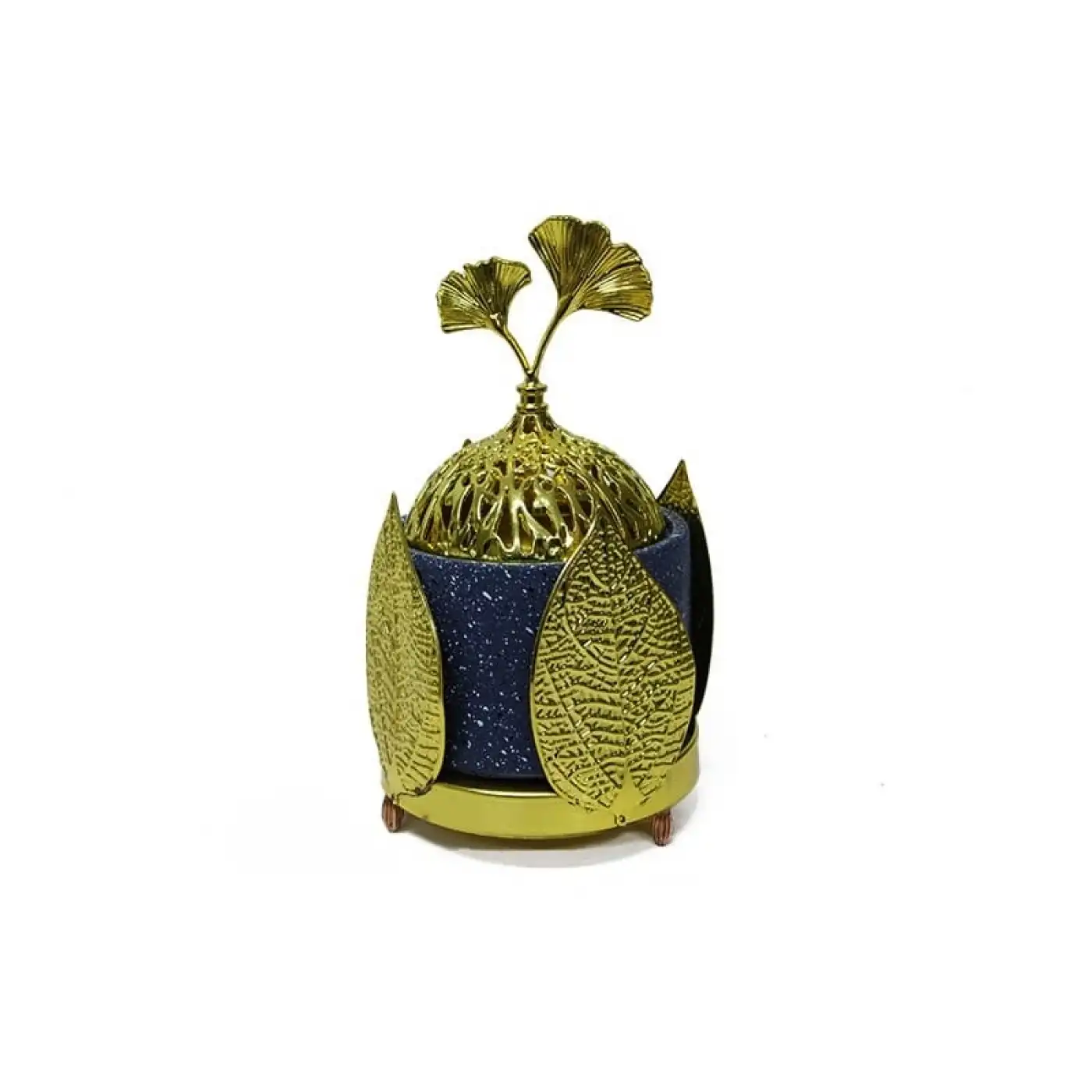 Buhurdanlık Seramik  Altın Dekorlu Kapak