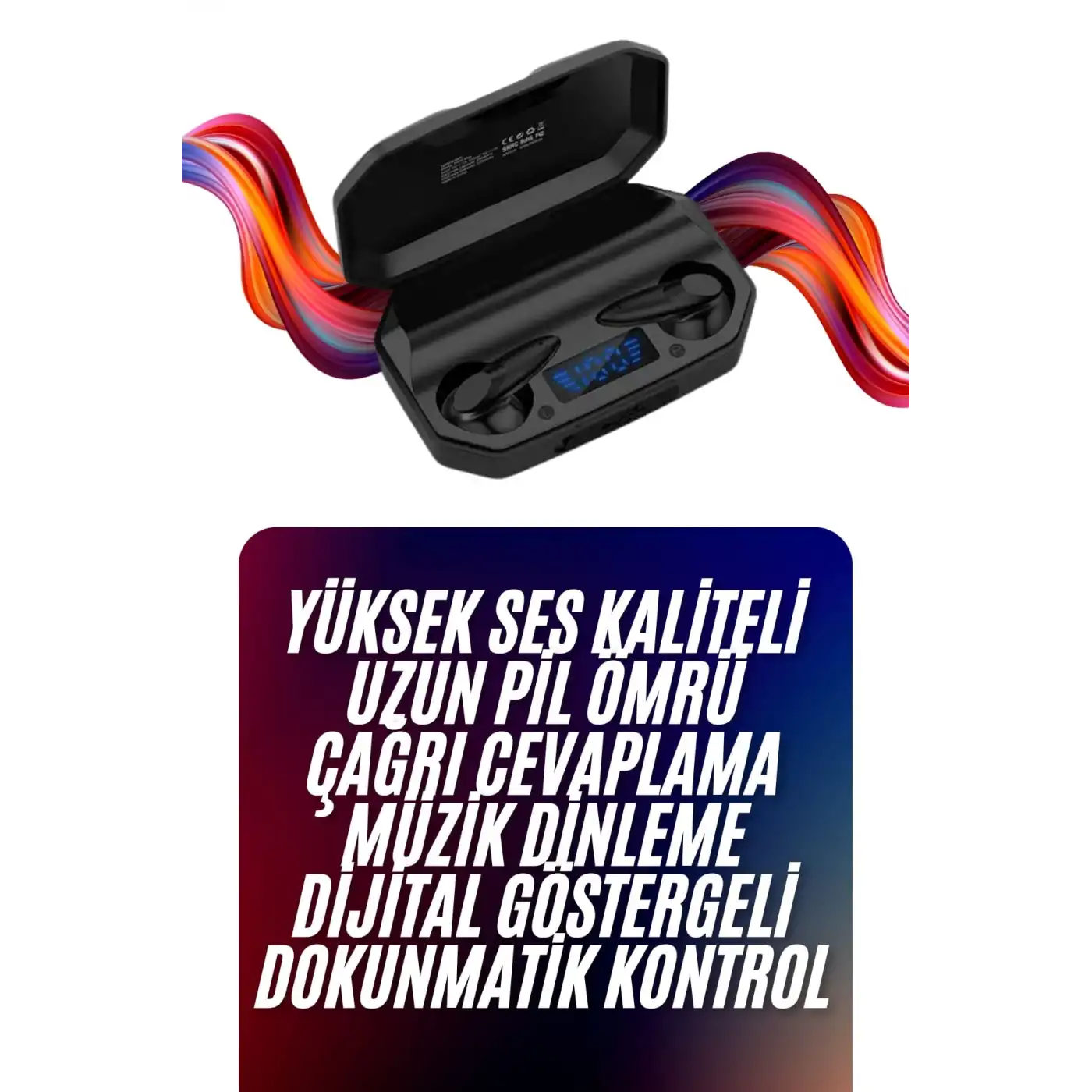 Çağrı Cevaplayabilen Akıllı Saat 5.2 Bluetooth Bağlantılı Kulaklık Yeni Nesil