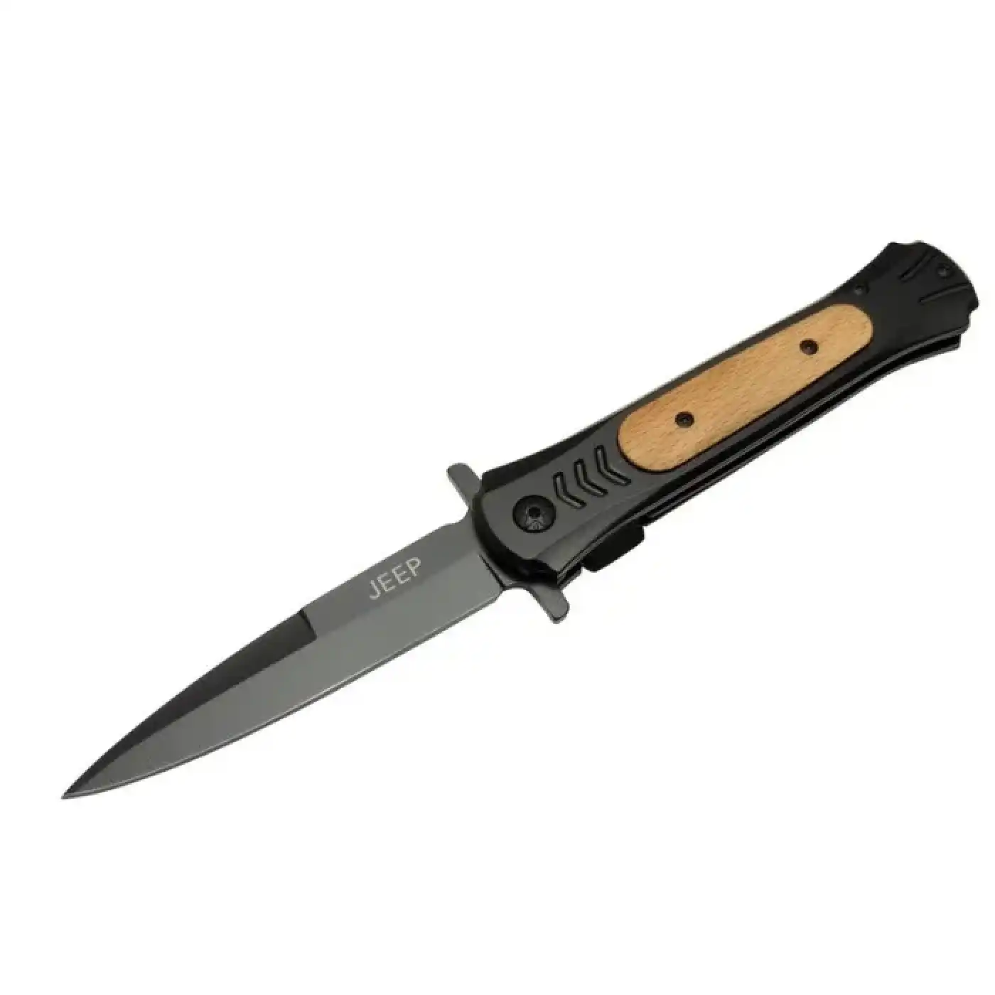 Çakı Black 22 Cm Yarı Otomatik , Kemerlikli