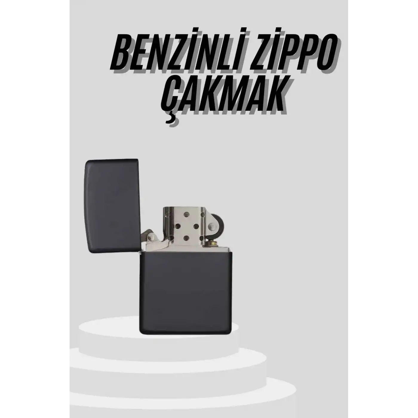 Çakmak Parlak Siyah Doldurulabilir Hedyelik Eşya