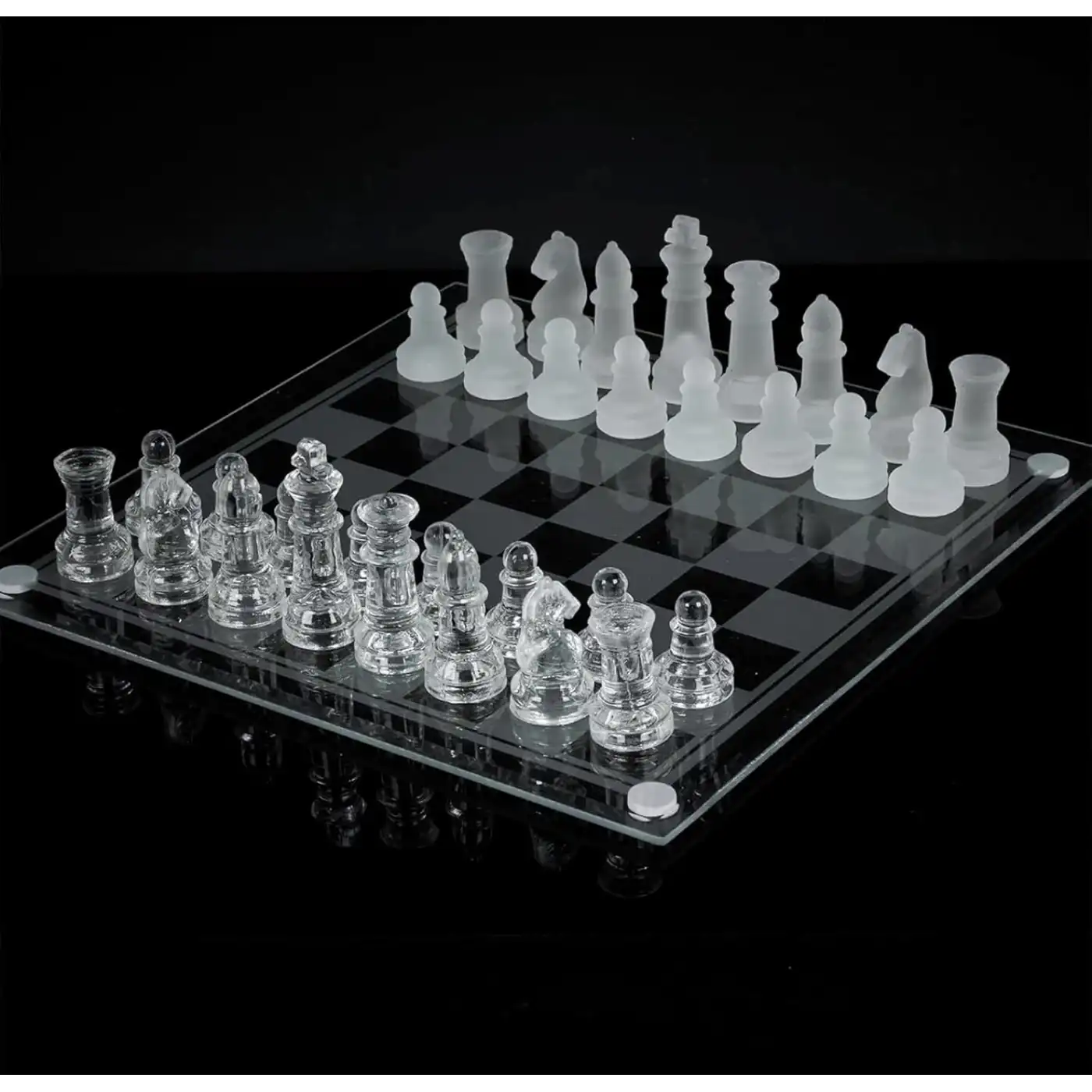 Cam Satranç Takımı 25*25cm
