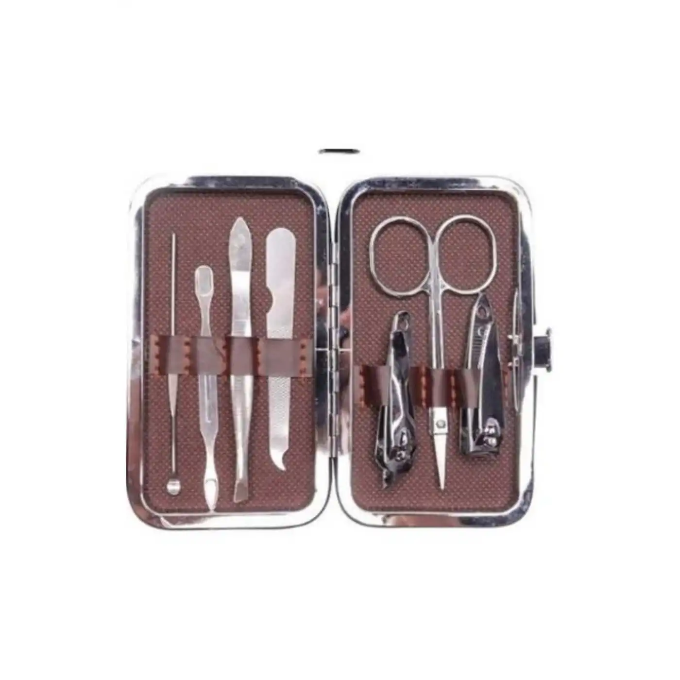 Çantalı 7 Parça Manikür Pedikür Seti Tırnak Makası Cımbız Törpü