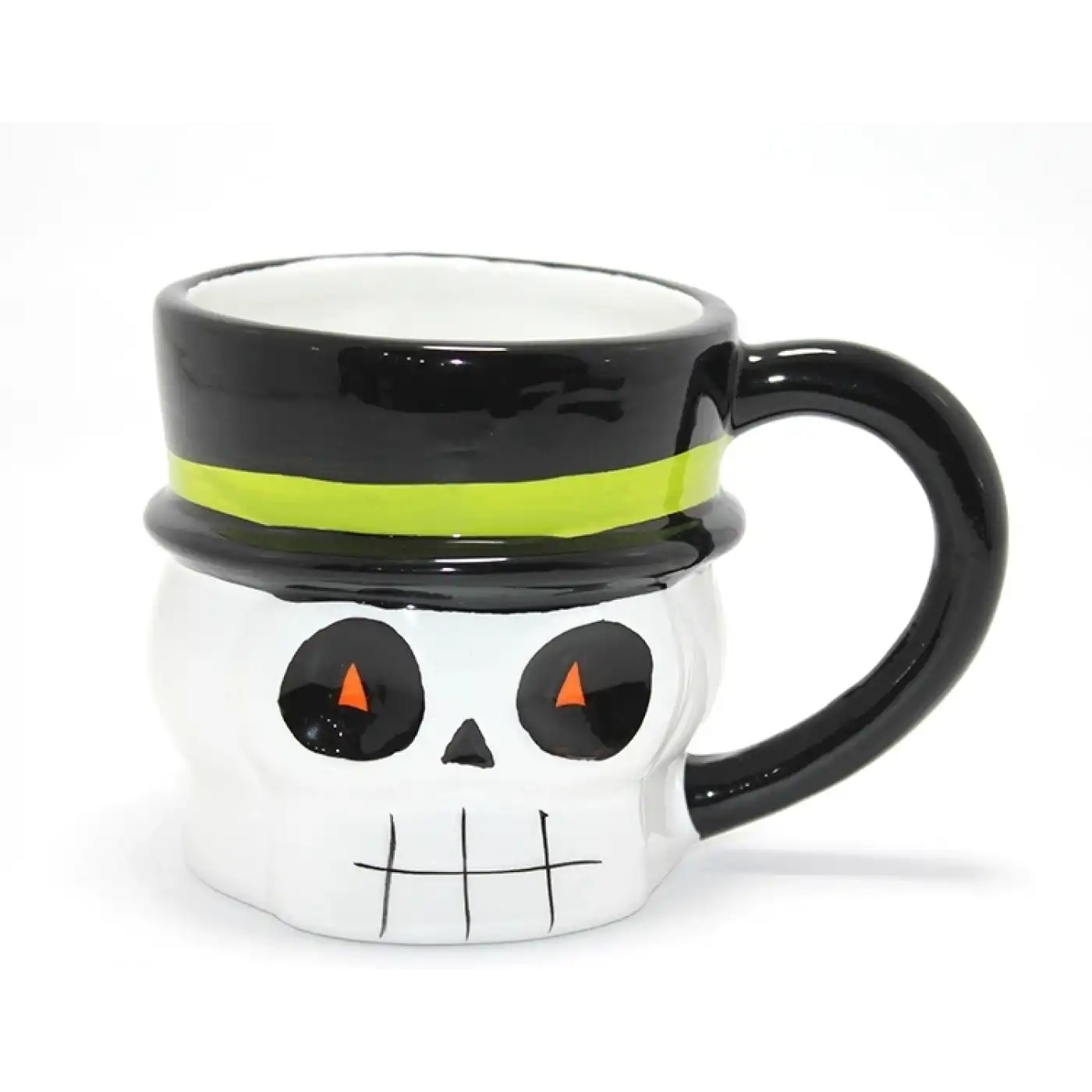 Centilmen İskelet Figürlü 3d Kabartmalı Kupa Bardak Alk4898