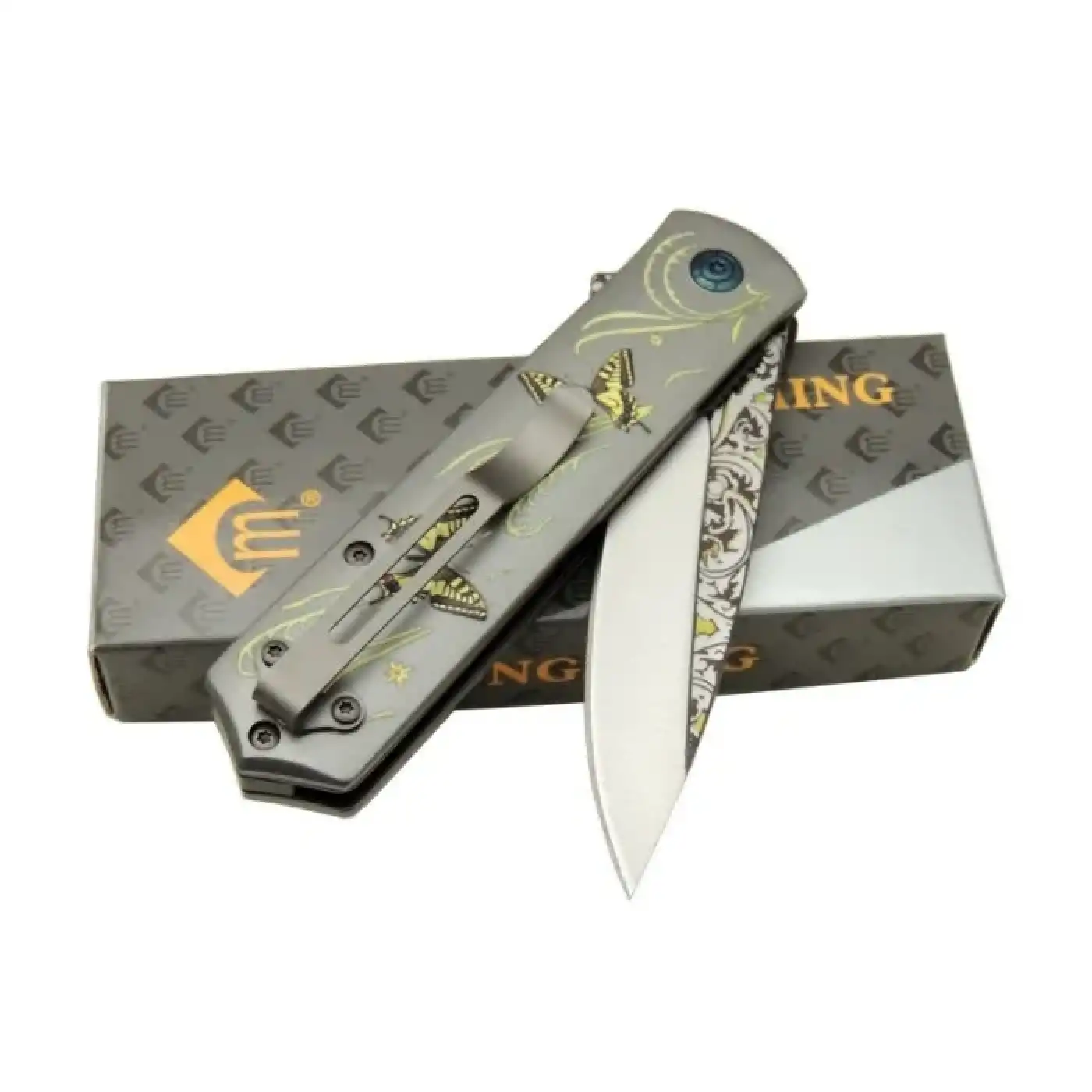 Chongming Cm83 Çakı Butterfly 20 Cm Manuel, Kemerlikli