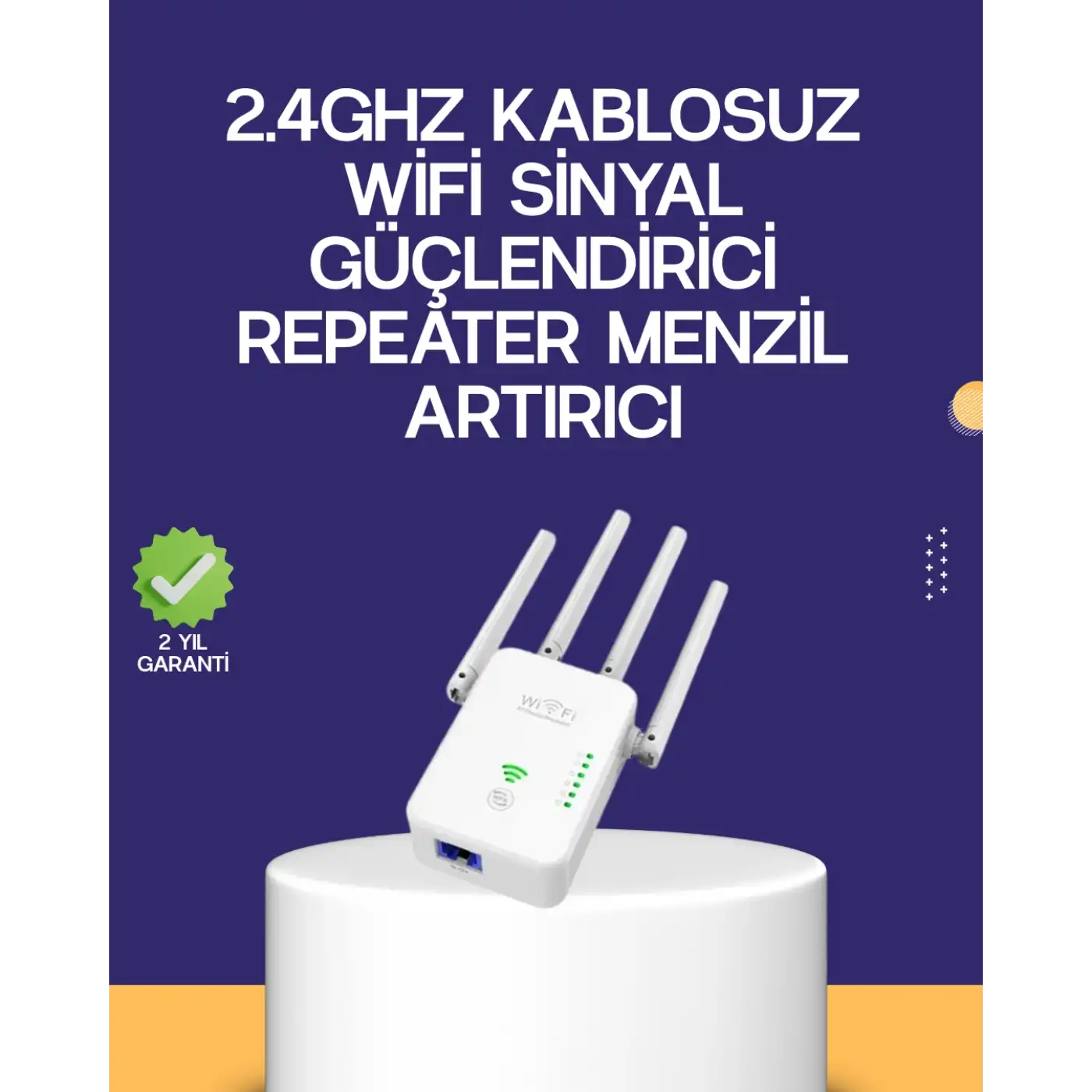 Çift Bantlı Otomatik Kurulum WiFi Repeater Menzil Genişletici