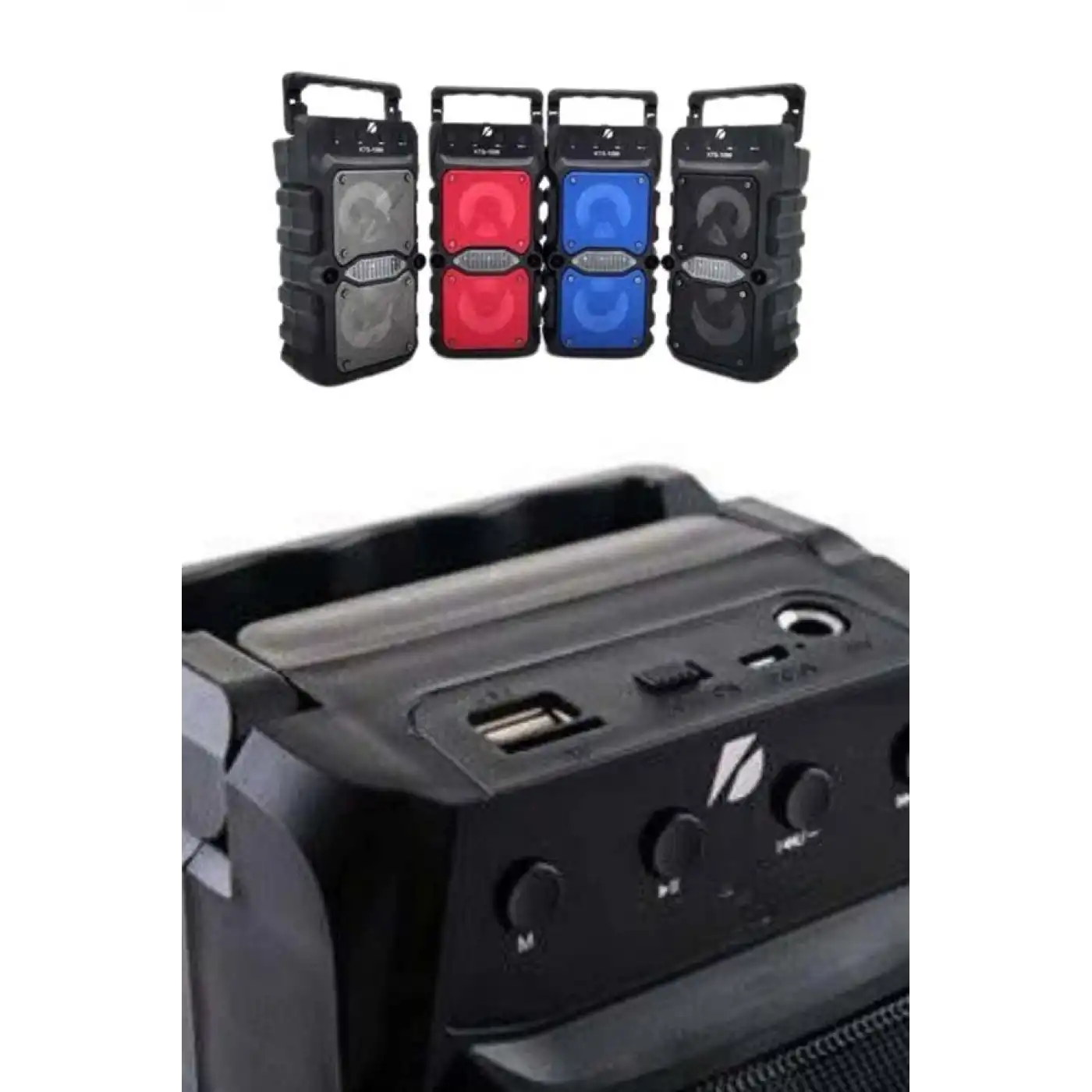 Çift Çıkışlı Güçlü Bataryalı Kablosuz Yüksek Ses Kaliteli Bluetooth Hoparlör