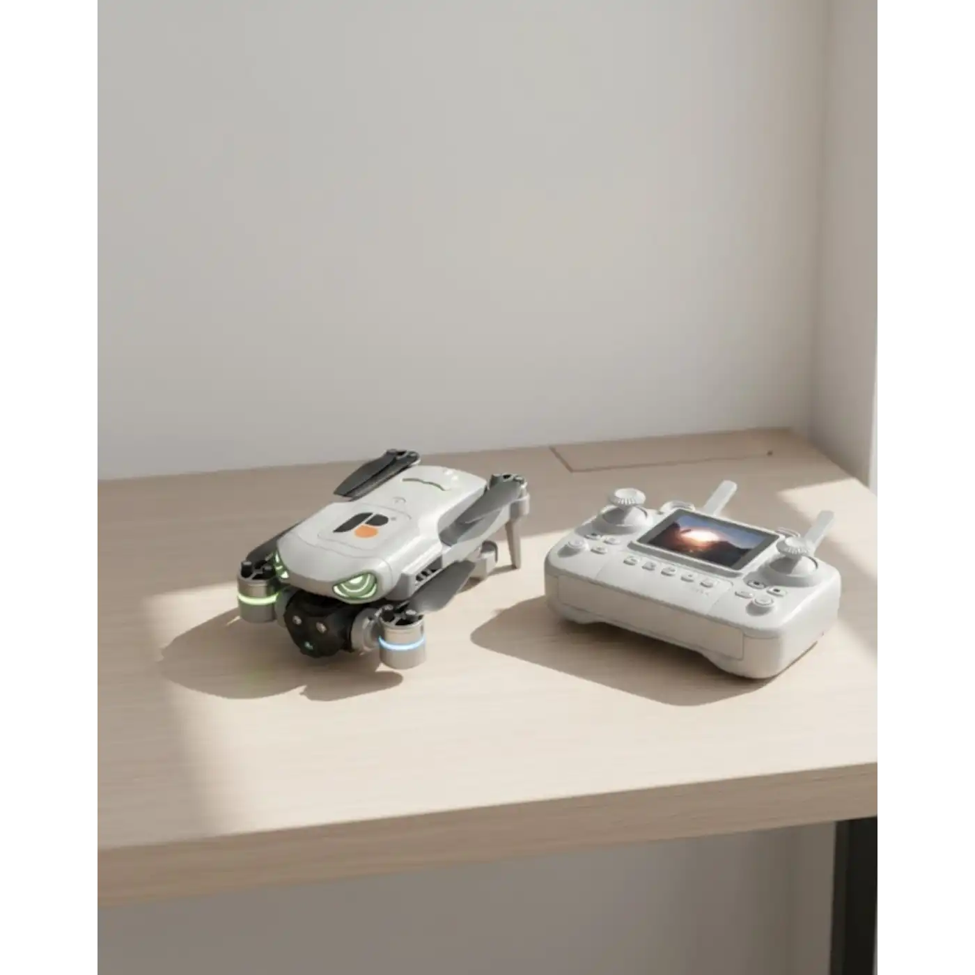 Çift Kameralı Akıllı Engel Algılamalı Katlanabilir Drone