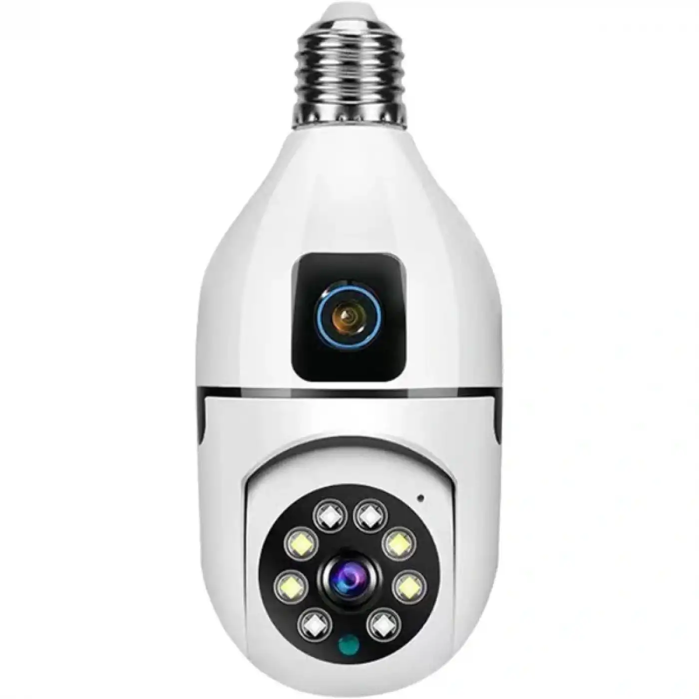 Çift Lensli Duy Girişli Kablosuz Ampul Kamera