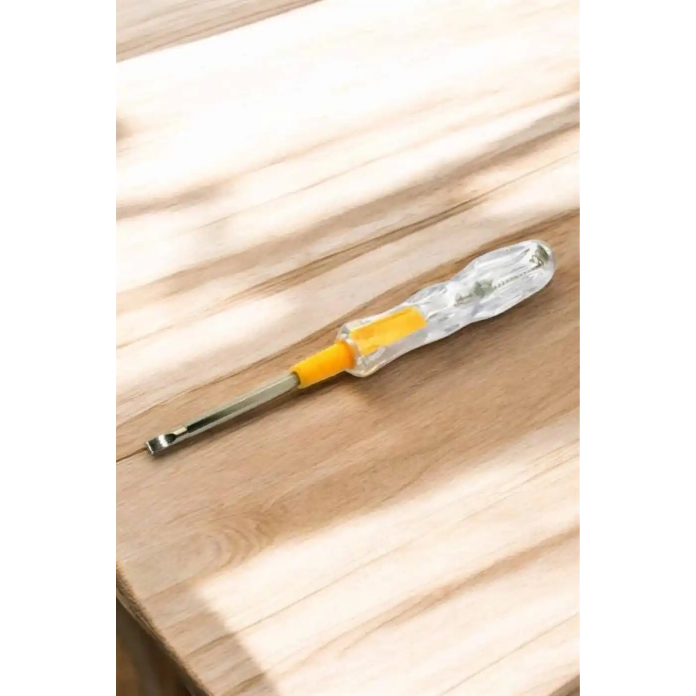 Çift Taraflı Elektrik Kontrol Kalemi Şeffaf Tornavida