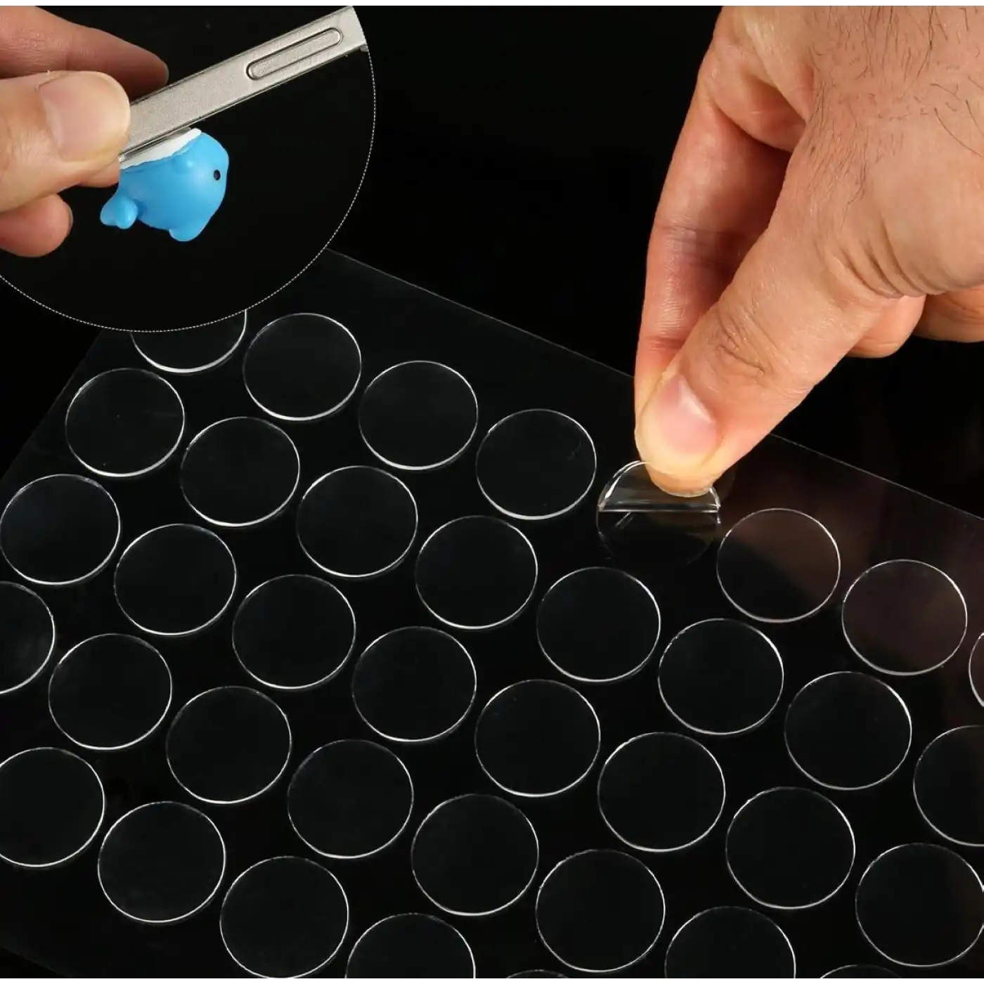 Çift Taraflı Yuvarlak Montaj Macunu 420 Adet