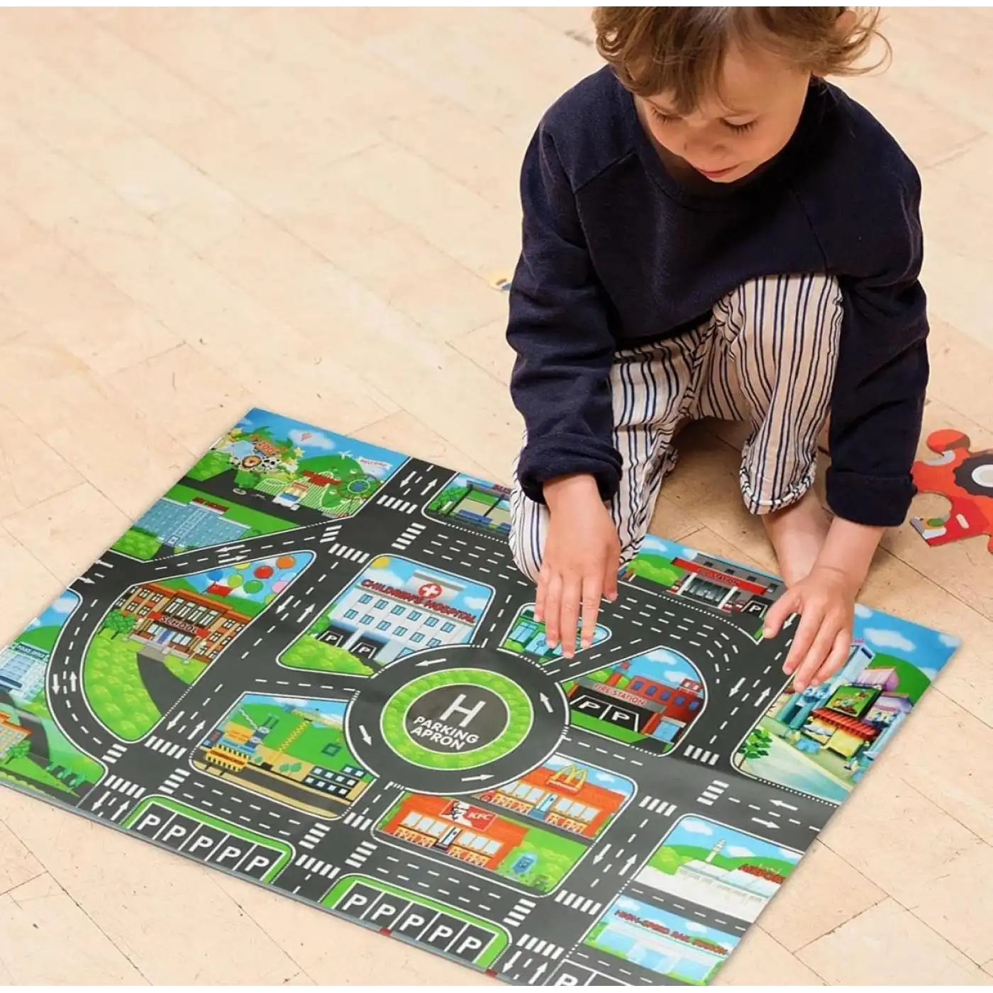 Çocuk Oyun Matı (Mutlu Şehir Hayatı)