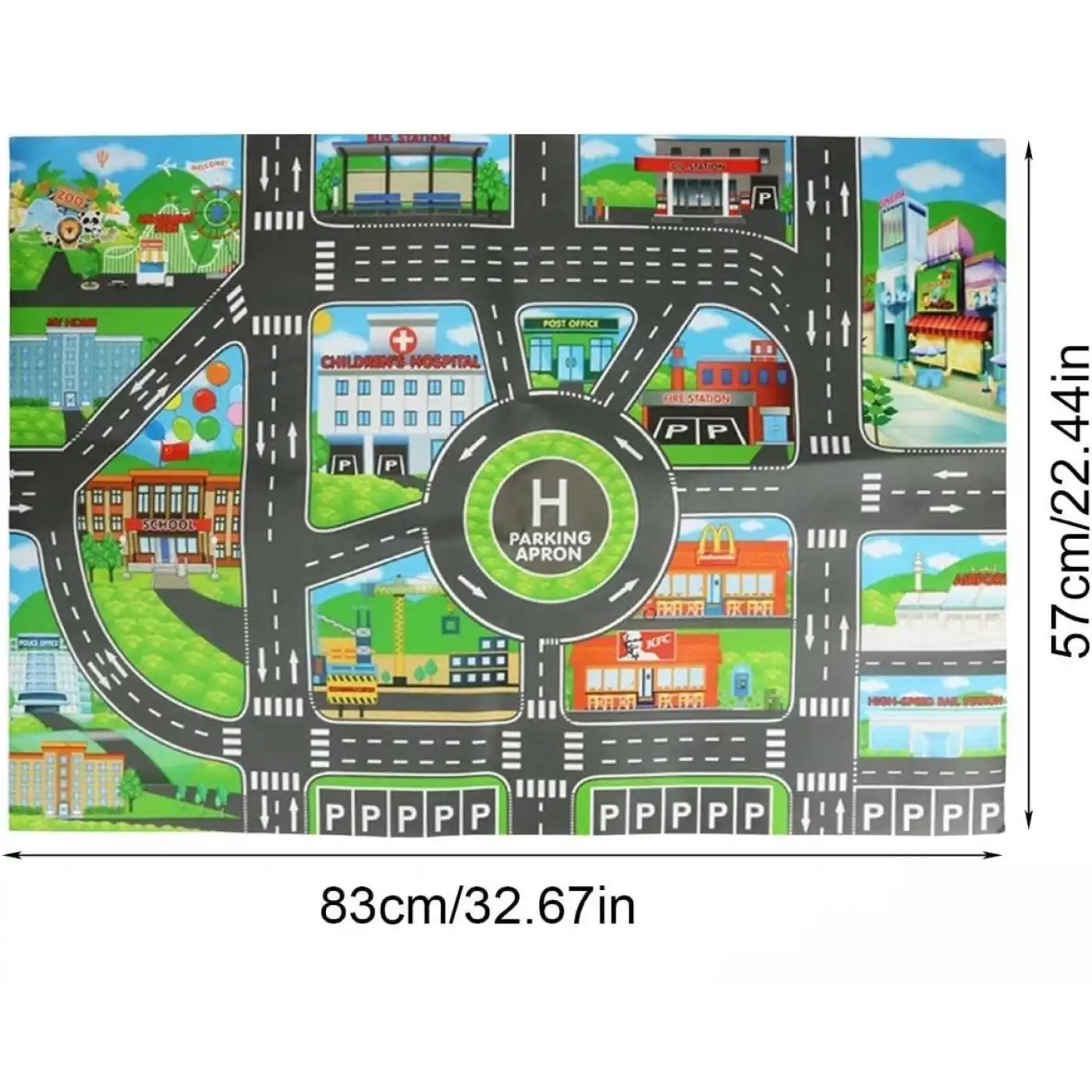 Çocuk Oyun Matı (Mutlu Şehir Hayatı)