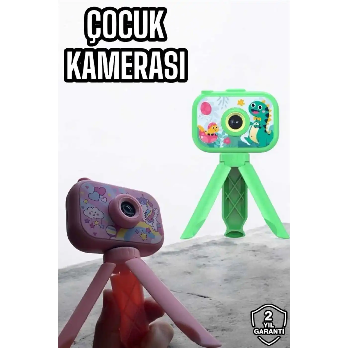 Çocuklara Özel Dijital LCD Ekran 1080P HD Görüntü Kaliteli