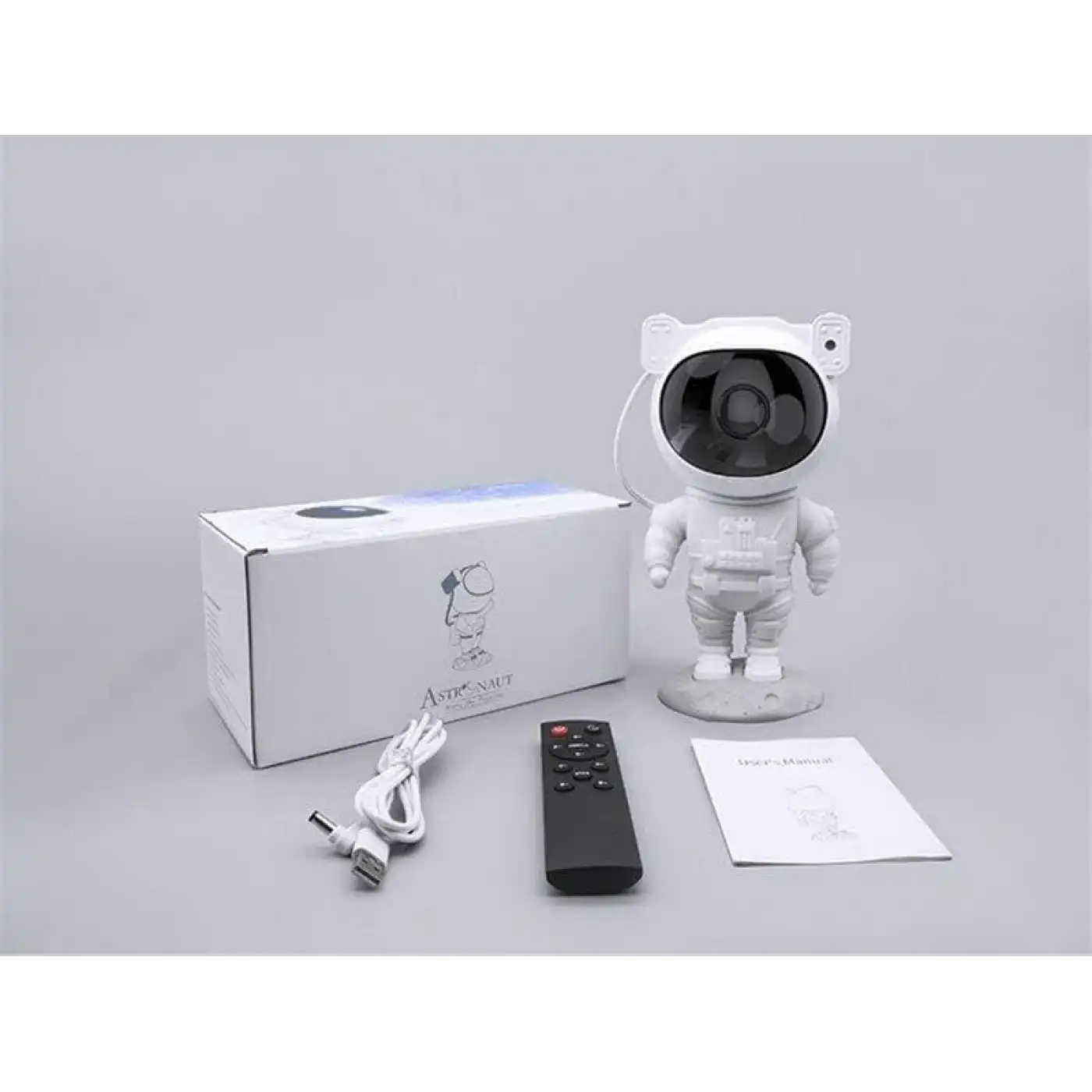 Çocuklara Özel Projeksiyon Astronot Lamba Speaker Sevimli