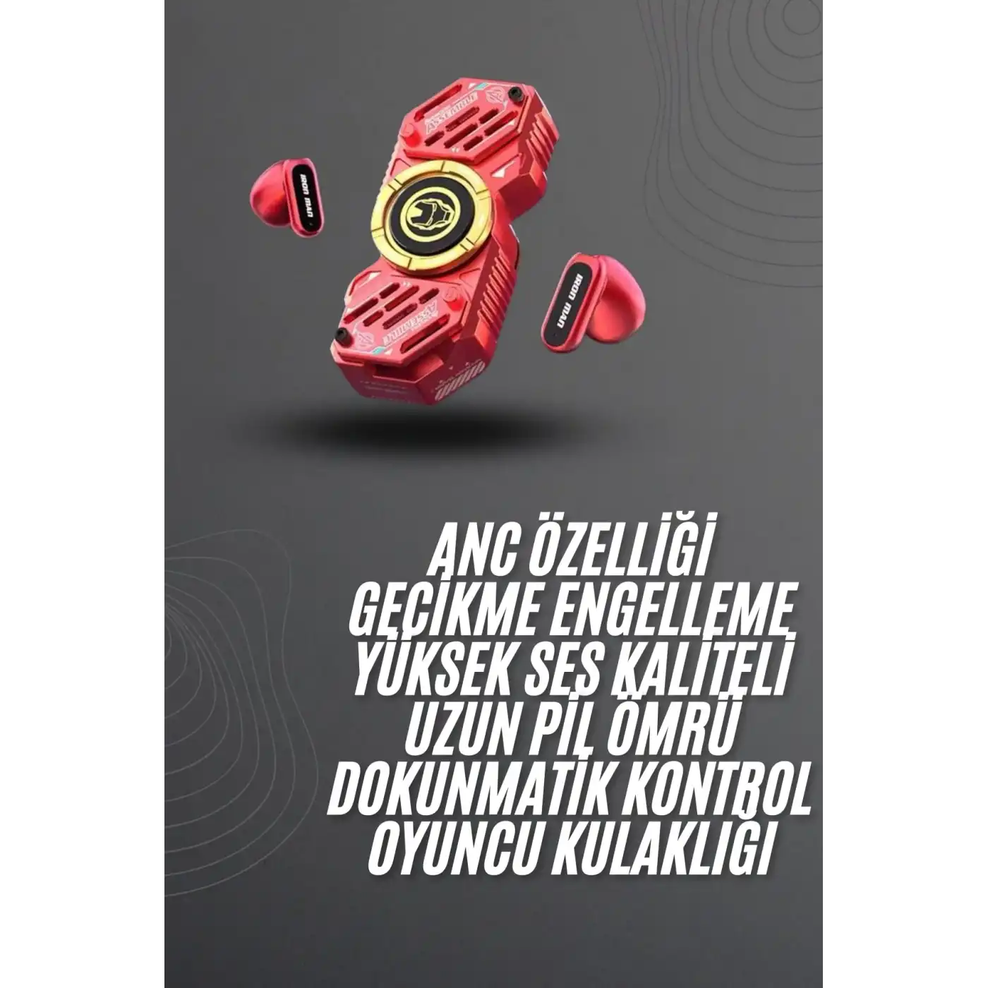 Çocuklara Özel Stres Çarklı Kablosuz Bluetooth Kulaklık ANC Özellikli