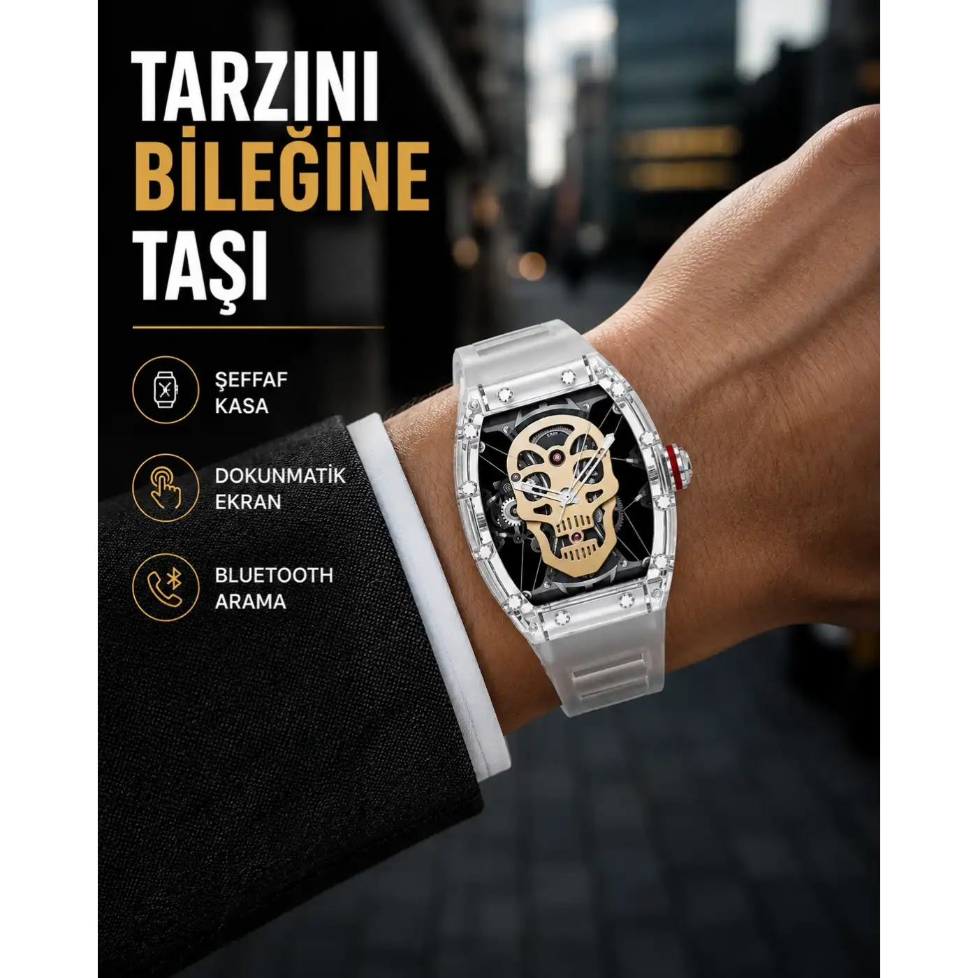 Çoklu Spor Modlu Akıllı Saat Bildirim Destekli Yeni Nesil