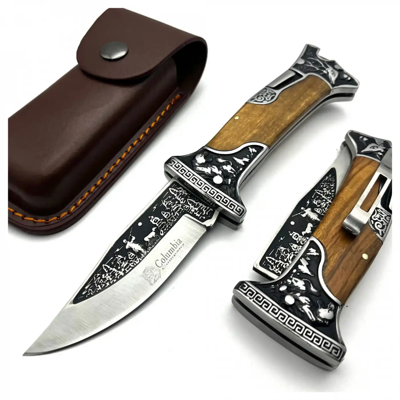 Company A-3188-c Geyik İşlemeli Bıçak