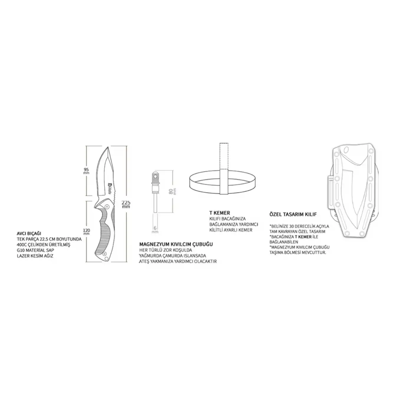Company Tnt-1020-a Kamp Bıçağı
