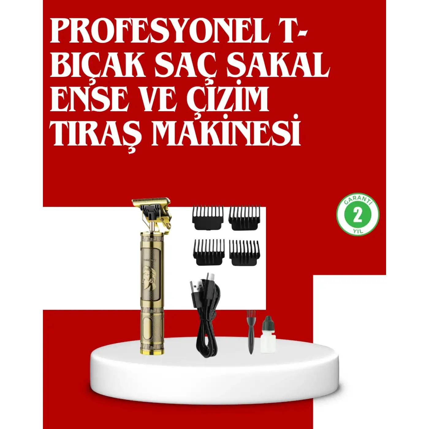 Daling Profesyonel Tıraş Makinesi Islak ve Kuru Kullanım