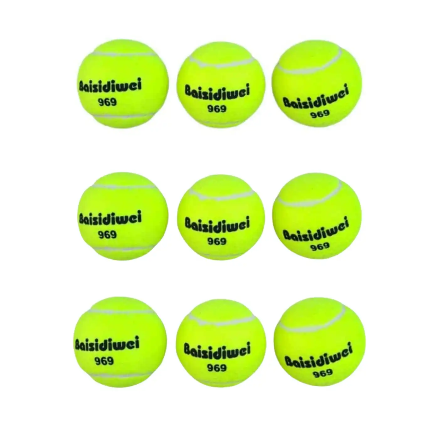 Dayanıklı Tenis Topu 9’lu Set Yüksek Performans ve Dengeli Zıplama