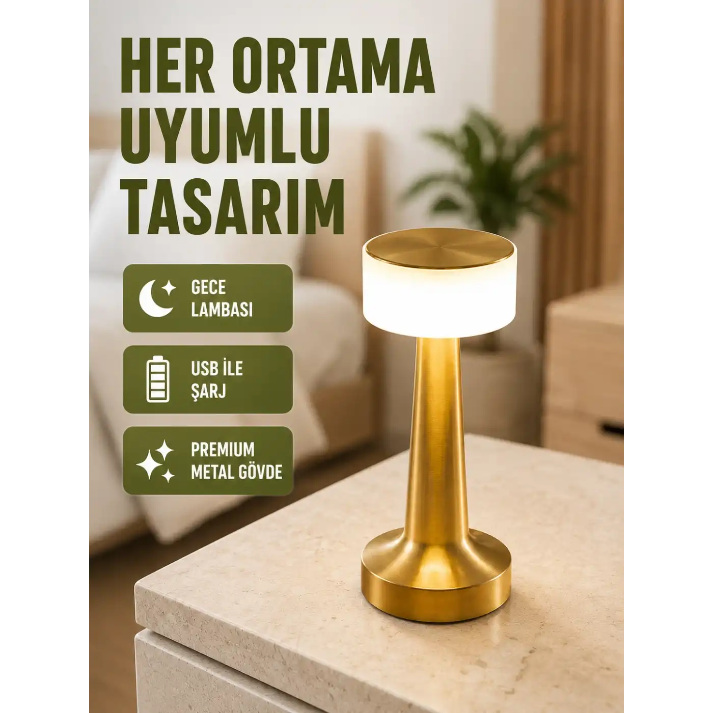 DEKORATİF MASA LAMBASI (Kopya)