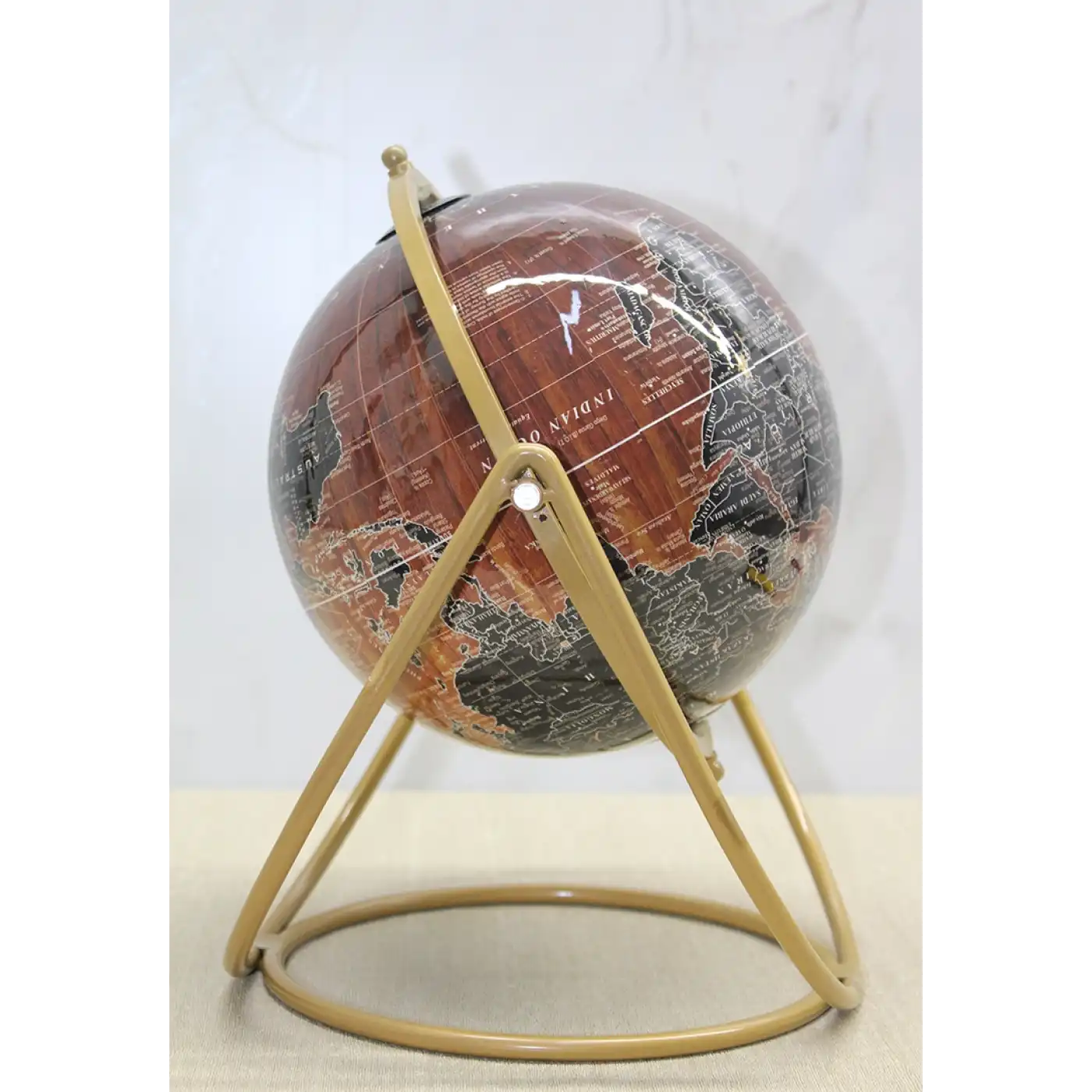 Dekoratif Metal Standlı Dünya Küre - Model 1