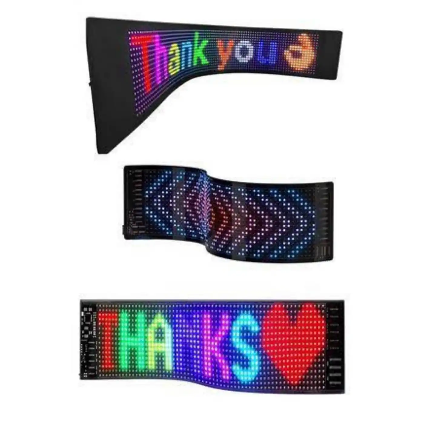 Digital Araba Yazısı Ekran Matrix En Büyük Boy 16X96 Matrix LED Panel
