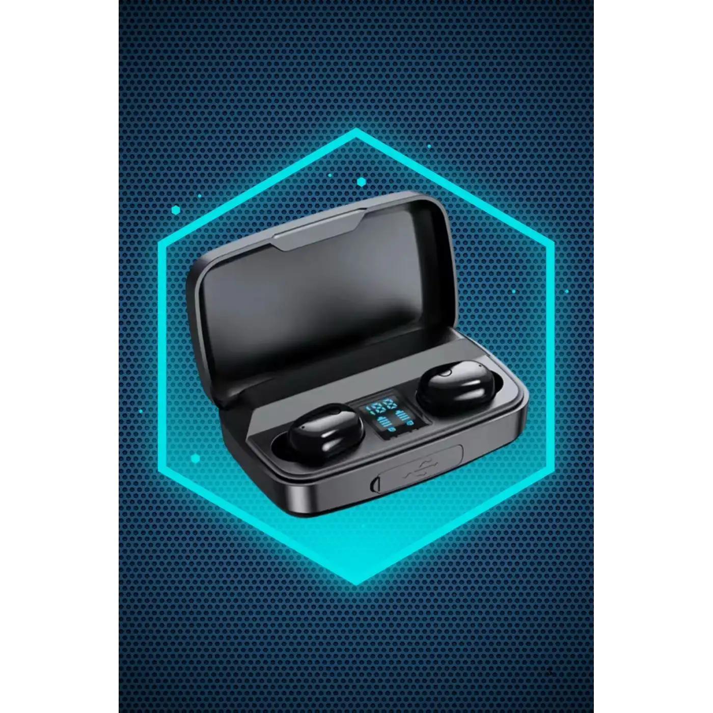 Dijital Göstergeli Bluetooth Kulaklık Kablosuz TWS Stereo Bluetooth 5.0