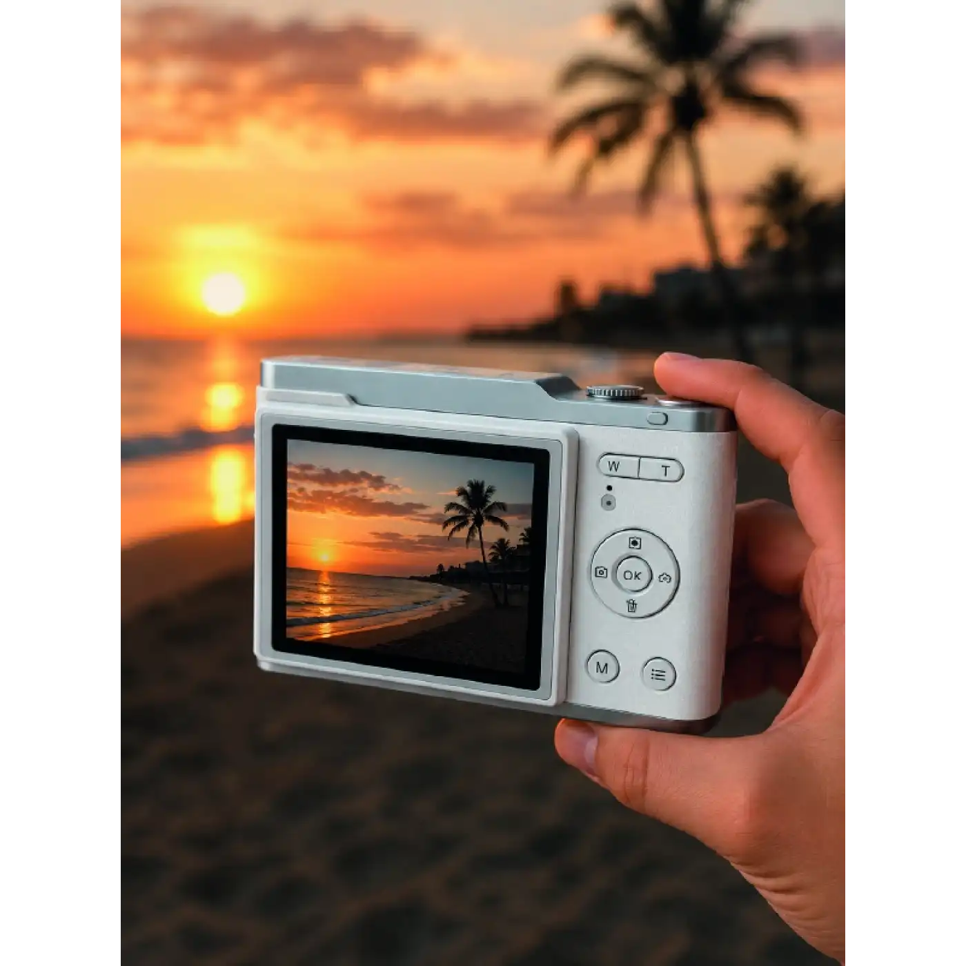 Dijital Kamera 4K Video 48 MP Fotoğraf Çekim Özellikli