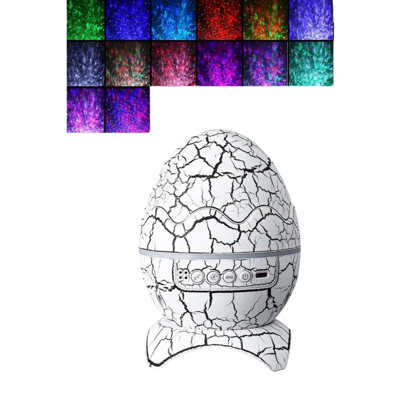 Dinozor Speaker Renk Değiştirme Projeksiyon Modu Bluetooth Hoparlör Gece Lambası