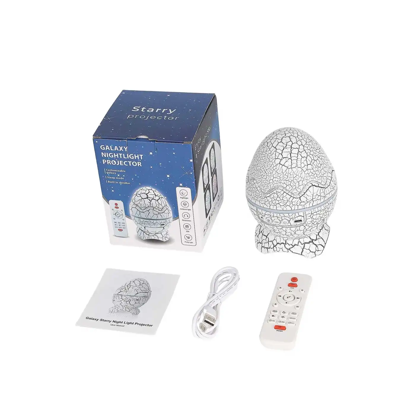 Dinozor Speaker Renk Değiştirme Projeksiyon Modu Bluetooth Hoparlör Gece Lambası