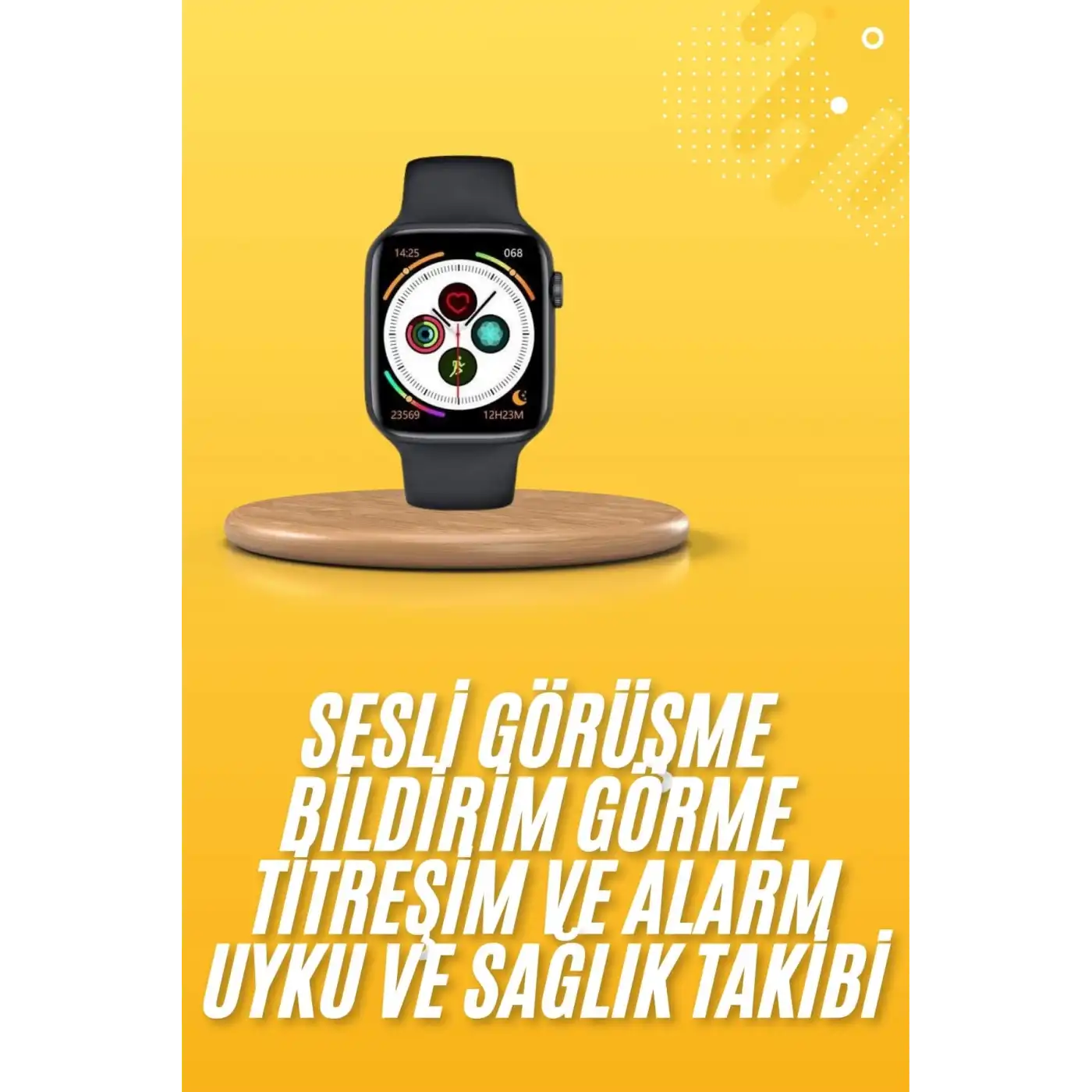 Dokunmatik Ekran Akıllı Saat Tema Değiştirme Şık ve Modern Unısex