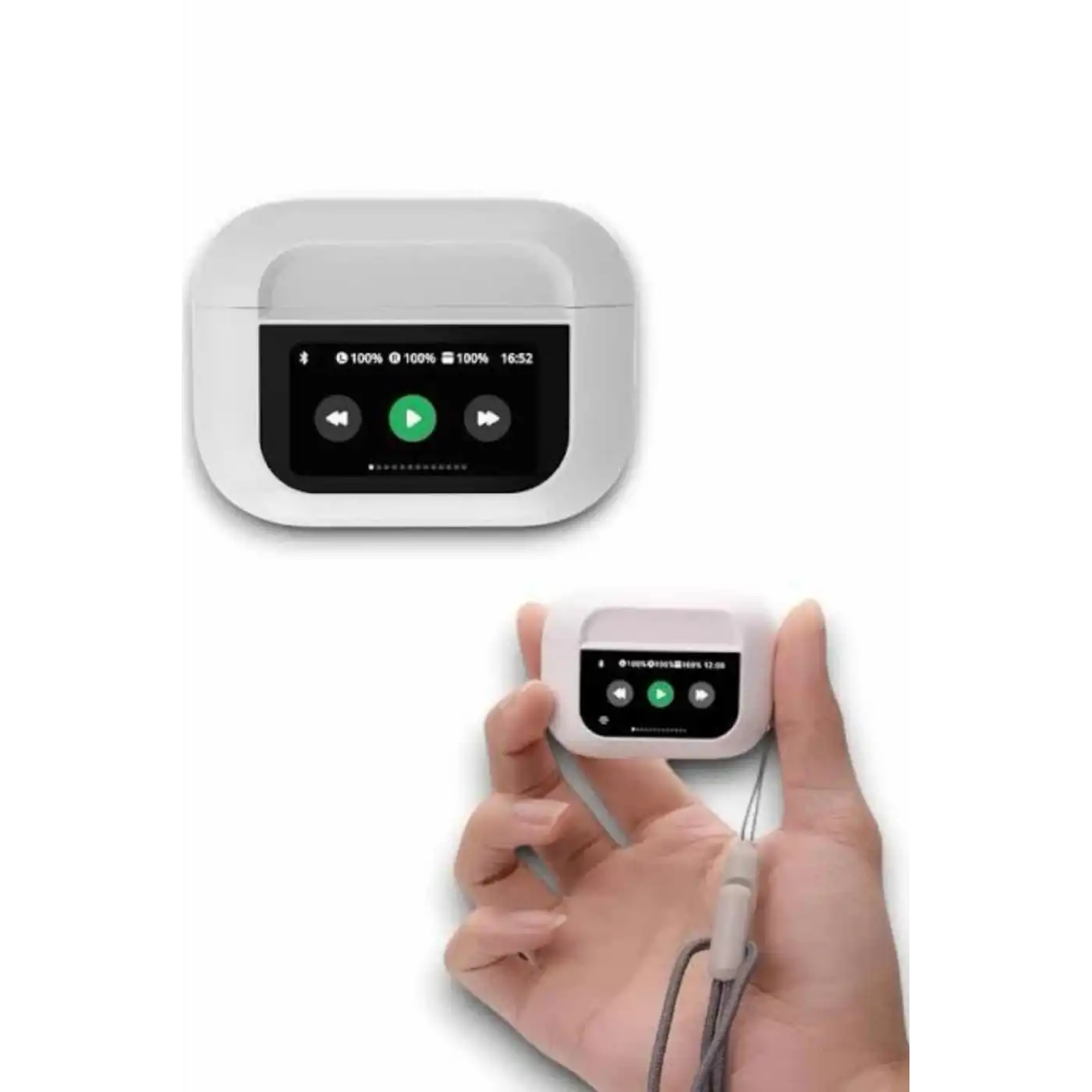 Dokunmatik Ekranlı Bluetooth Kulaklık TWS İOS Android Tüm Telefonlara Uyumlu Kulaklık