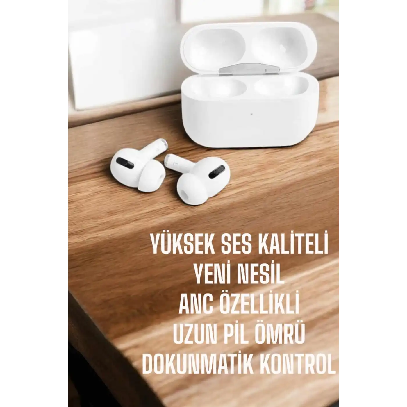 Dokunmatik Kontrollü Kablosuz Kulaklık iOS ve Android Uyumlu