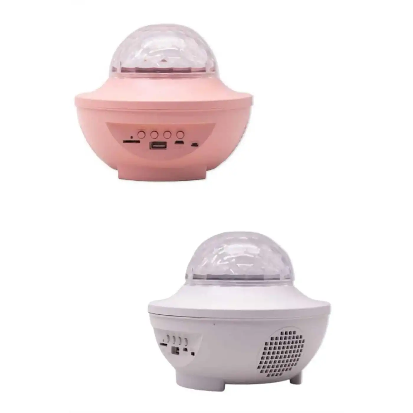 Dönen Işıklı Disko Topu Projektör Müzik Çalarlı Disco Speaker