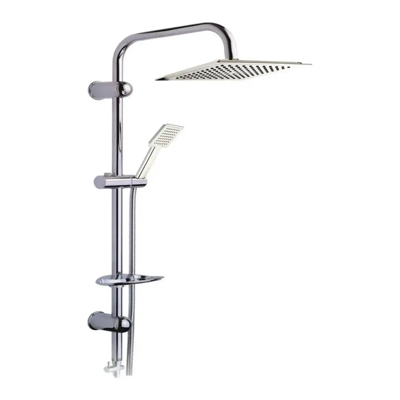 Dubai Yeni Nesil Yağmurlama Etkili Krom Duş Robotu Seti - Fonksiyonel Tepe Duş Takımı