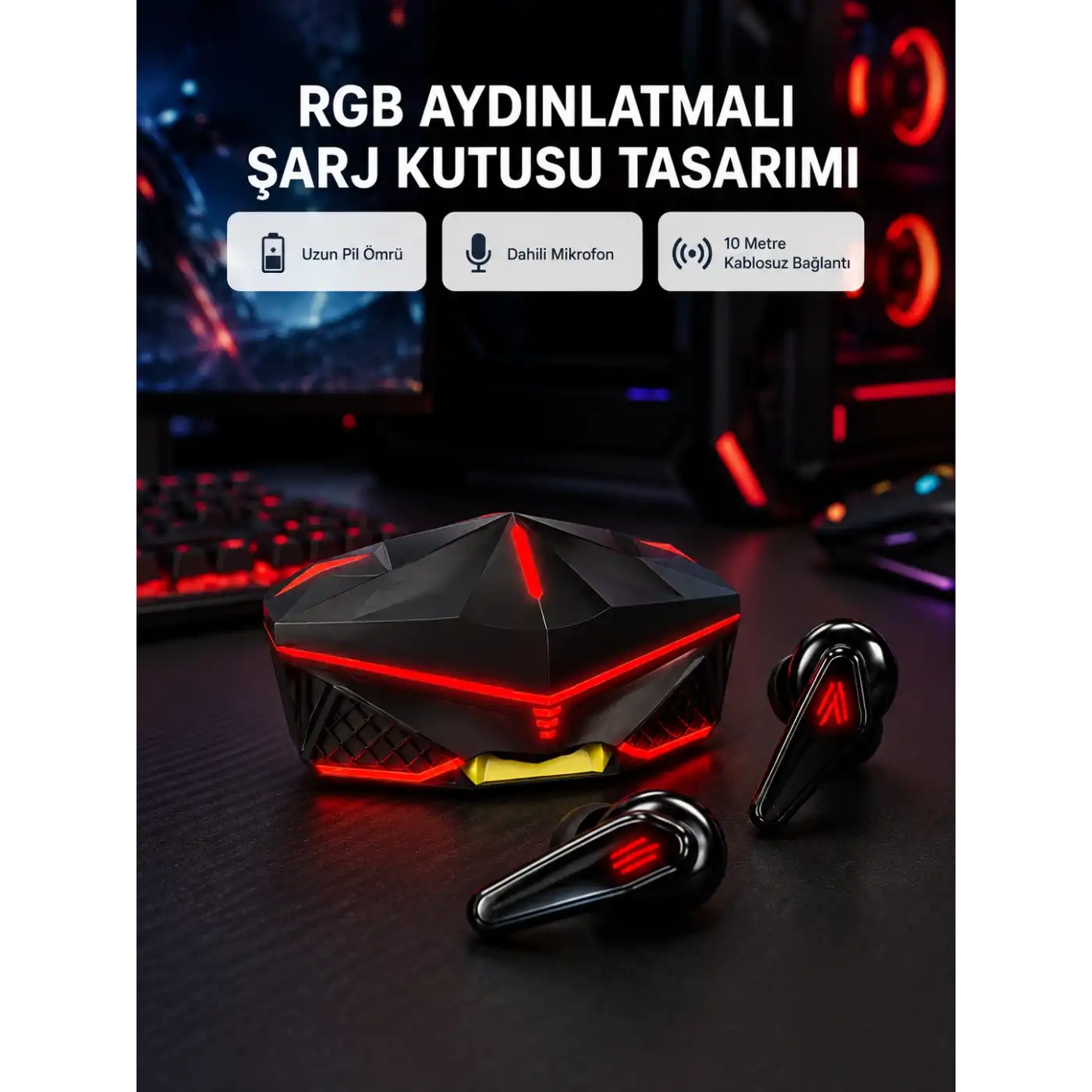 Düşük Gecikmeli  Bluetooth Kulaklık