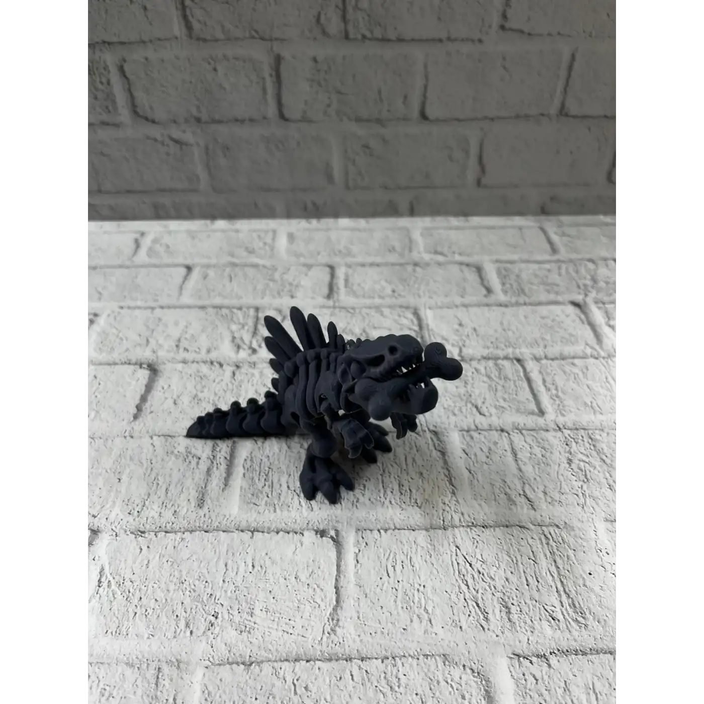 Eklemli Hareketli Dinazor Figürü Siyah – Dekoratif Masa Üstü Oyuncak