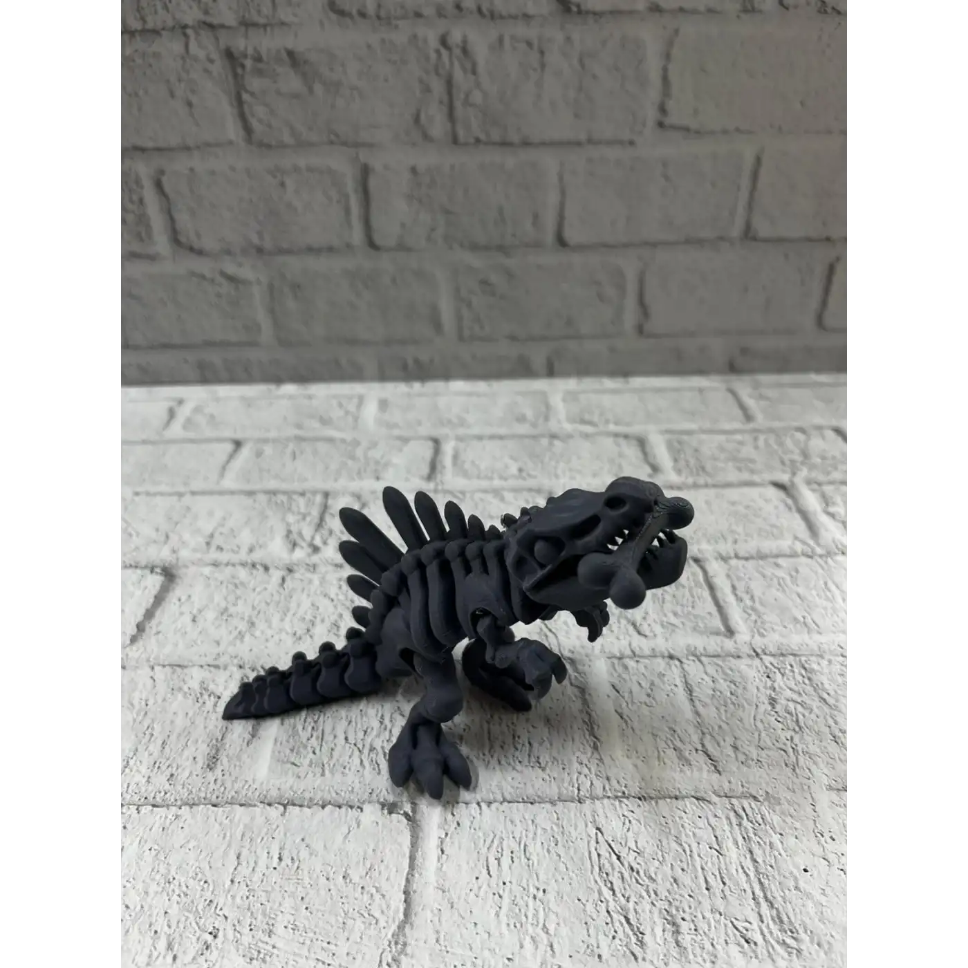 Eklemli Hareketli Dinazor Figürü Siyah – Dekoratif Masa Üstü Oyuncak