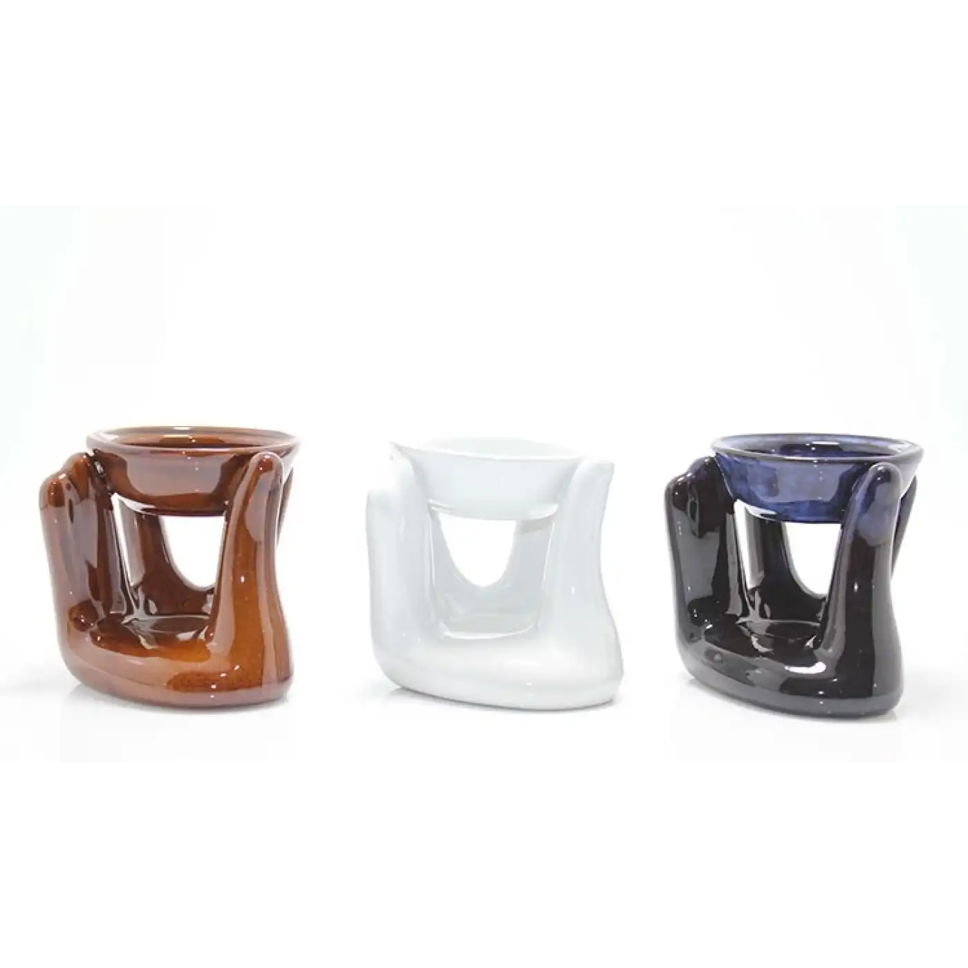 El Tasarımı Seramik Buhurdanlık Alk1136