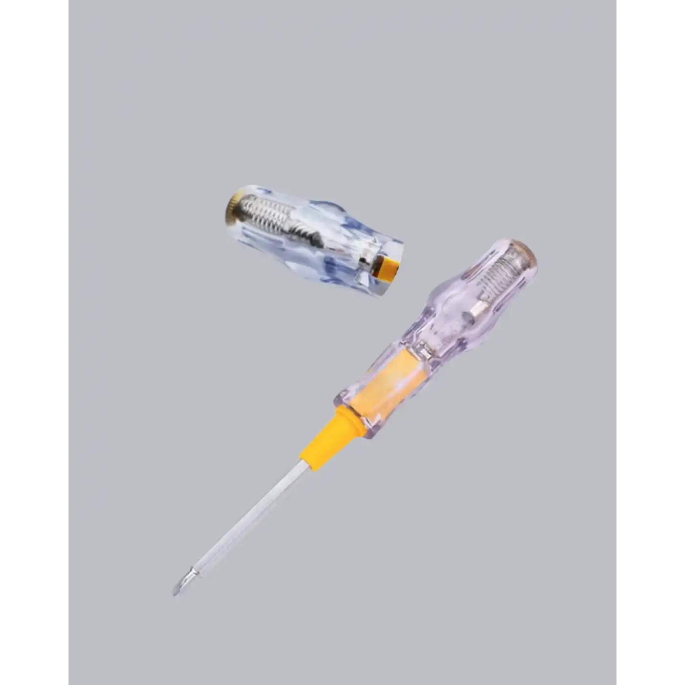 Elektrik Test Kalemi Neon Işıklı Nikel Kaplama 110-220V Dirençli