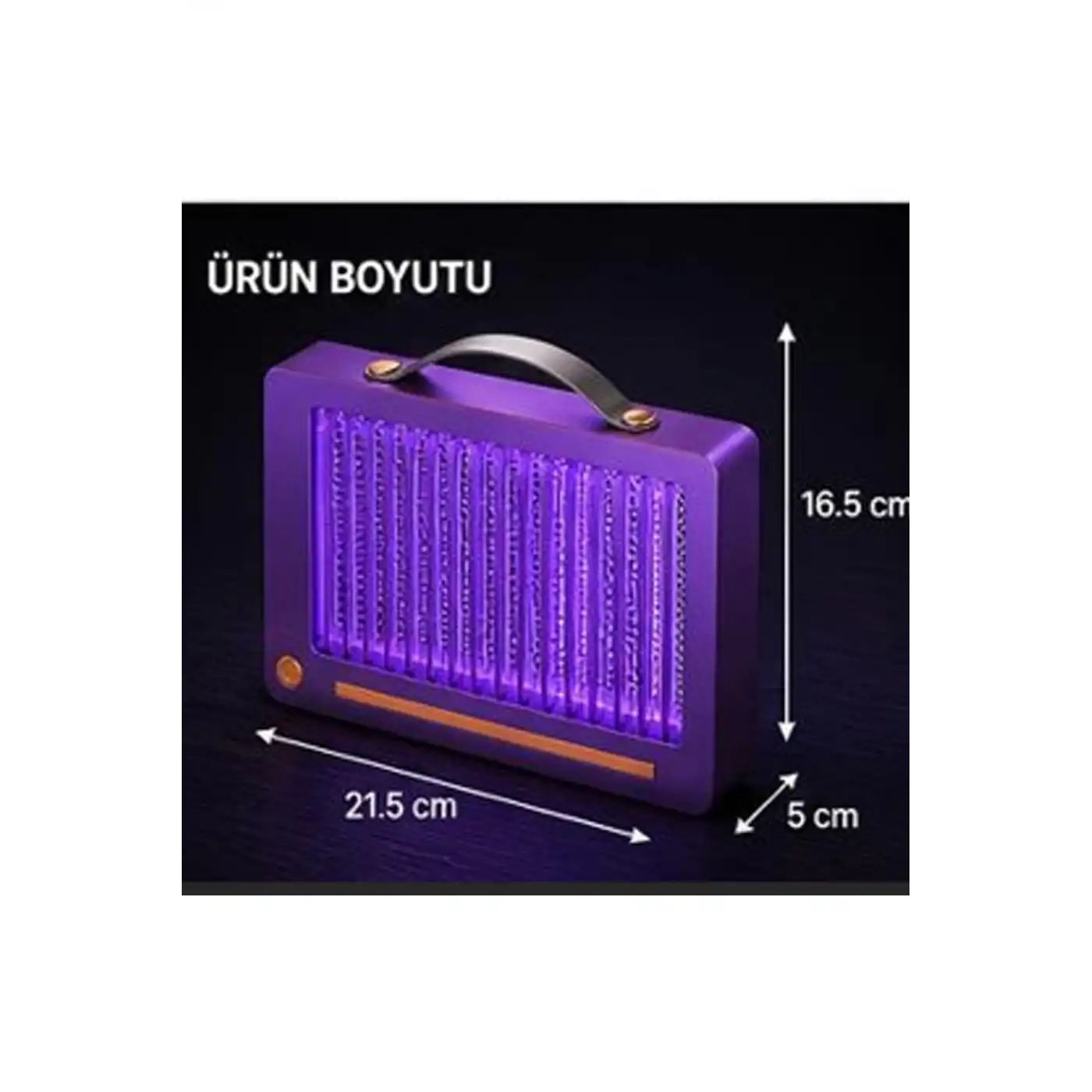 Elektrikli Sinek Öldürücü Lamba | Şarjlı, Sessiz, Led Işıklı Etkili Koruma