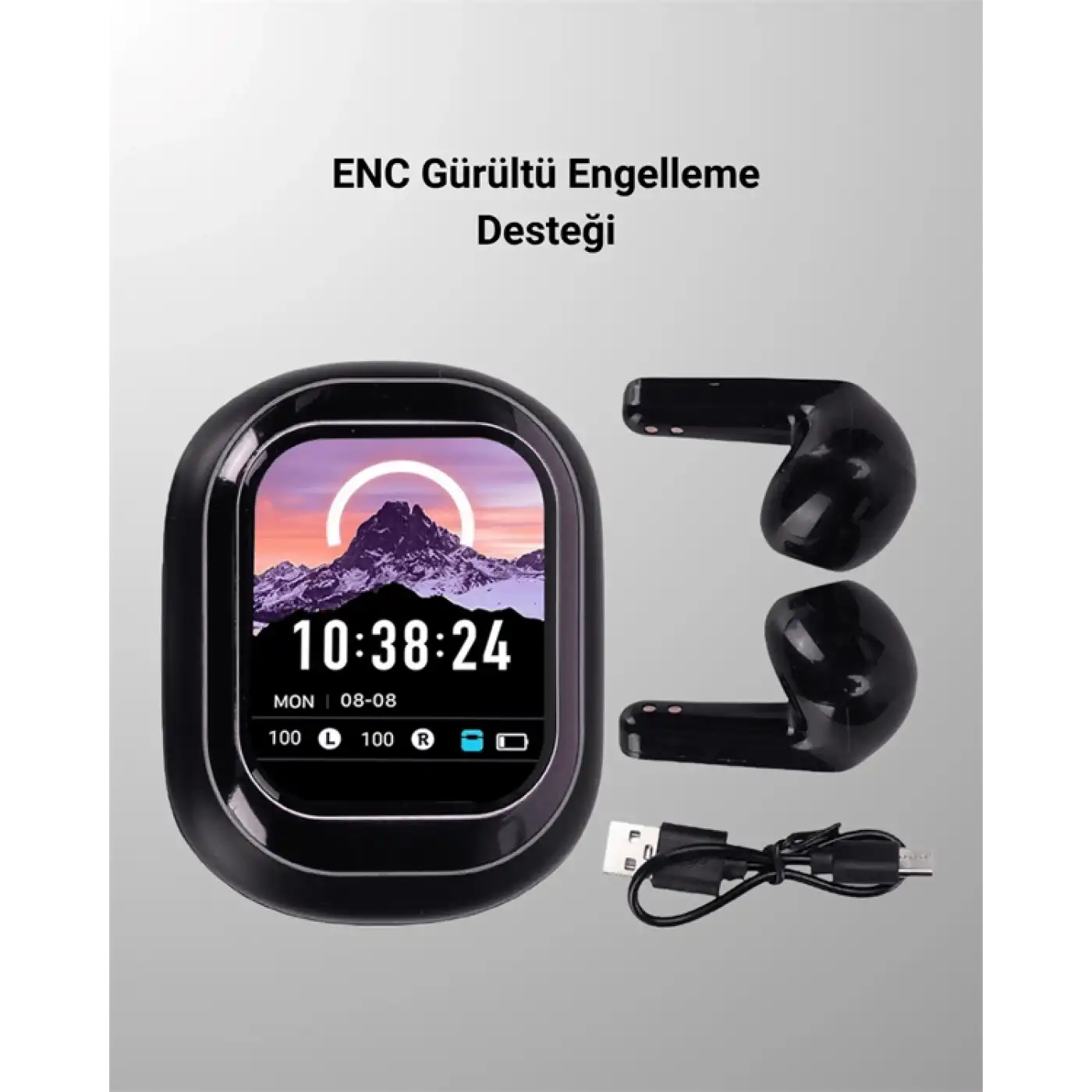 ENC Destekli Bluetooth 5.4 Kulaklık – EQ Ayarlı, Akıllı Kutulu
