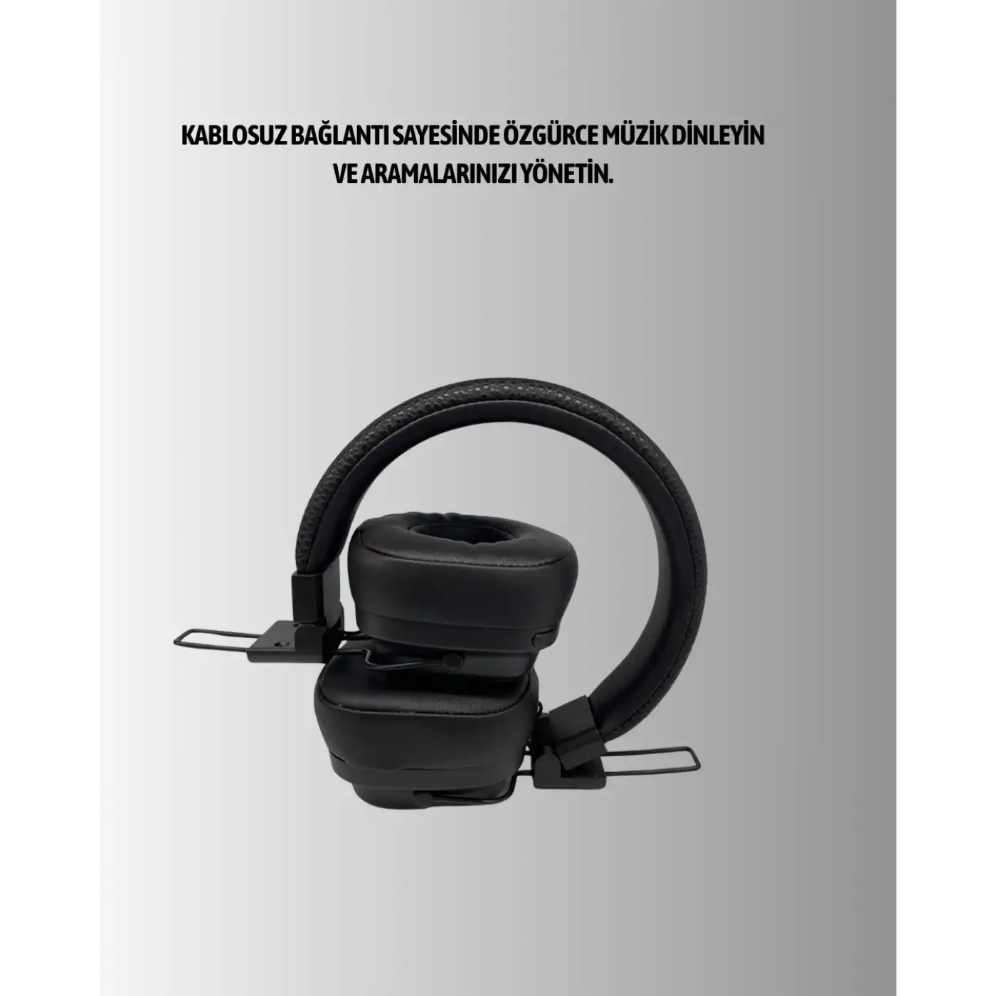 Ergonomik Konforlu Kablosuz Kulak Üstü Bluetooth Kulaklık Yeni Nesil