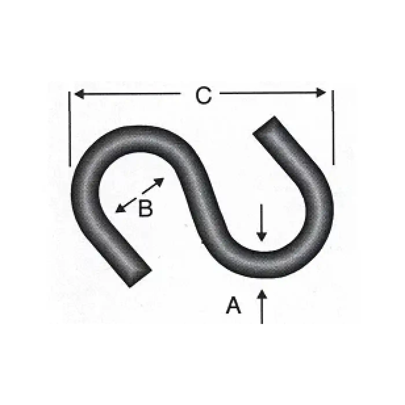 Es - S Kanca Minik 3,25x30 - 200 Adet