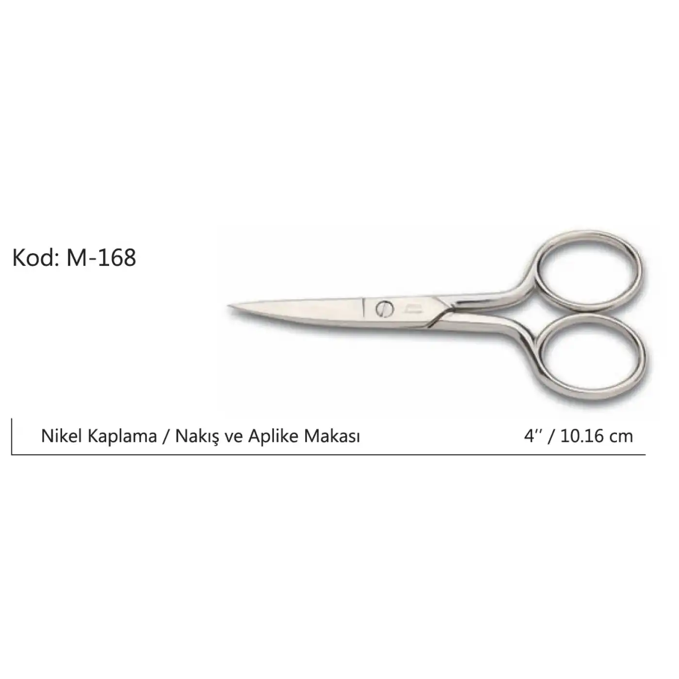 Europe Kalın Nakış Makası Süper Kalite No:4 10,16 Cm